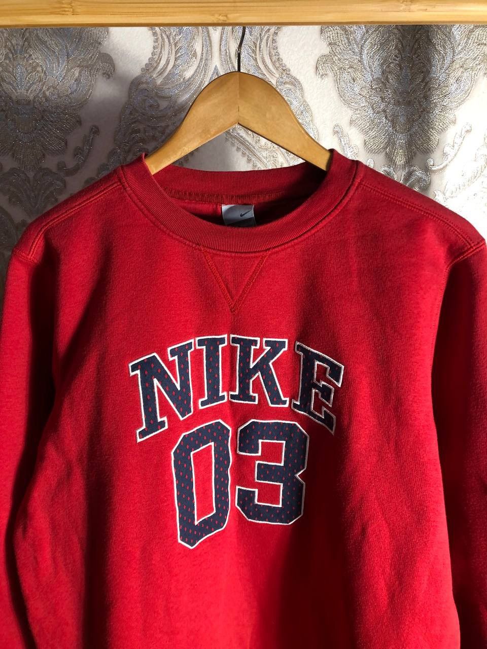 Nike × Vintage VERY RARE NIKE 03 BIG LOGO SWEATSHIRT SWOOSH DRILL Y2K 90s Size US M / EU 48-50 / 2 - 2 Thumbnail