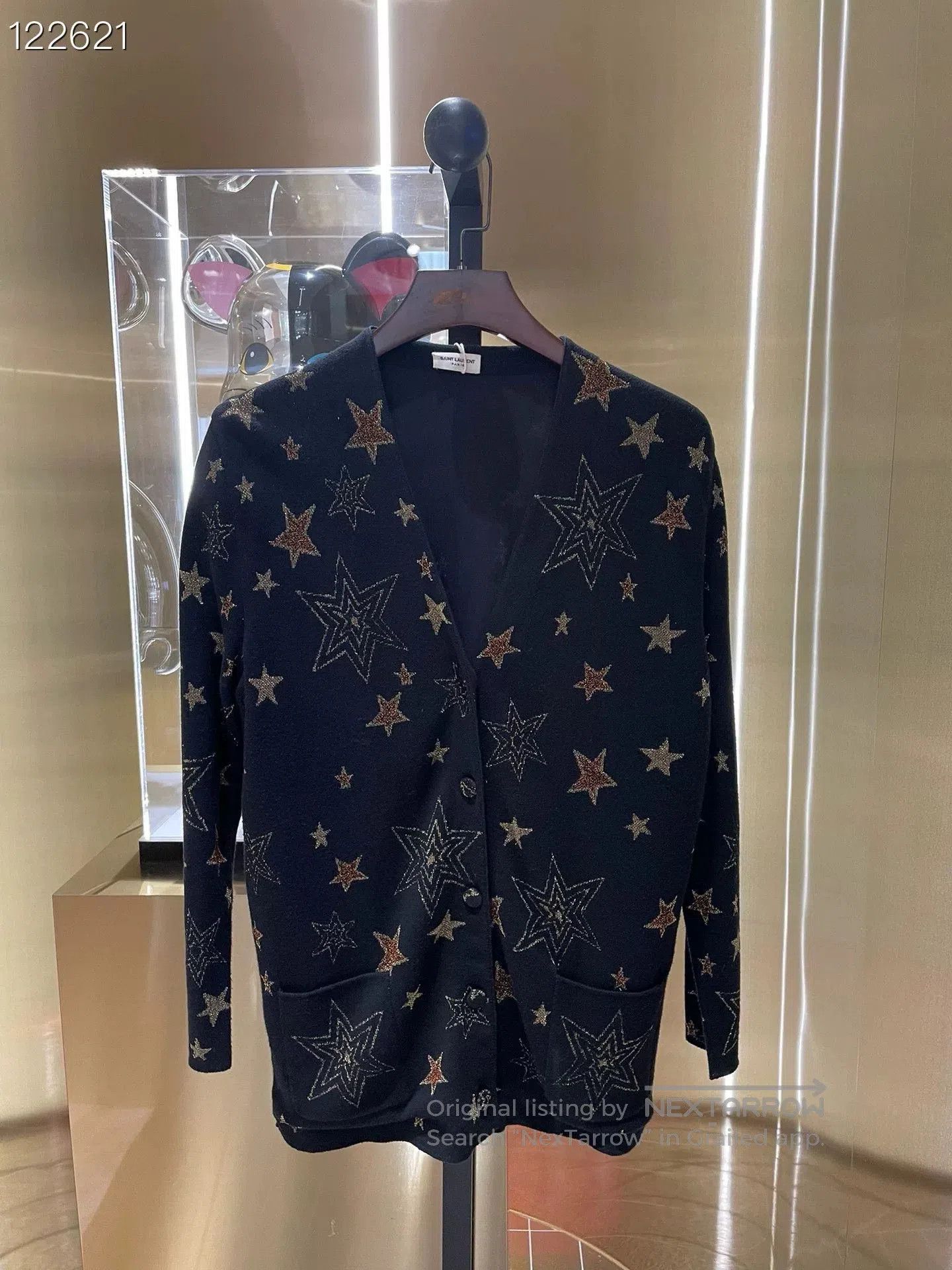 Yves Saint Laurent Saint Laurent Star Cardigan XS. Size US XS / EU 42 / 0 - 1 Thumbnail