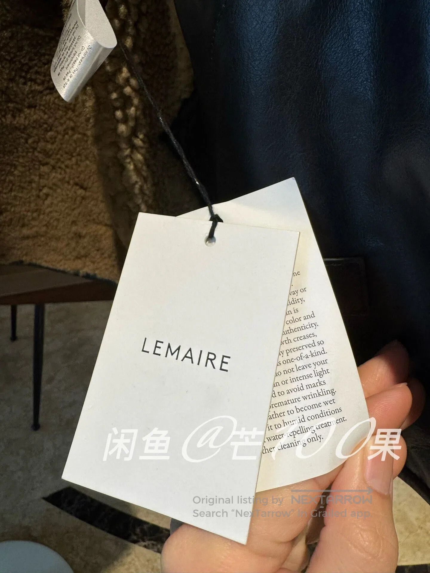 Lemaire Lemaire Short Stand Collar Distressed Shearling Coat. Size US M / EU 48-50 / 2 - 7 Thumbnail