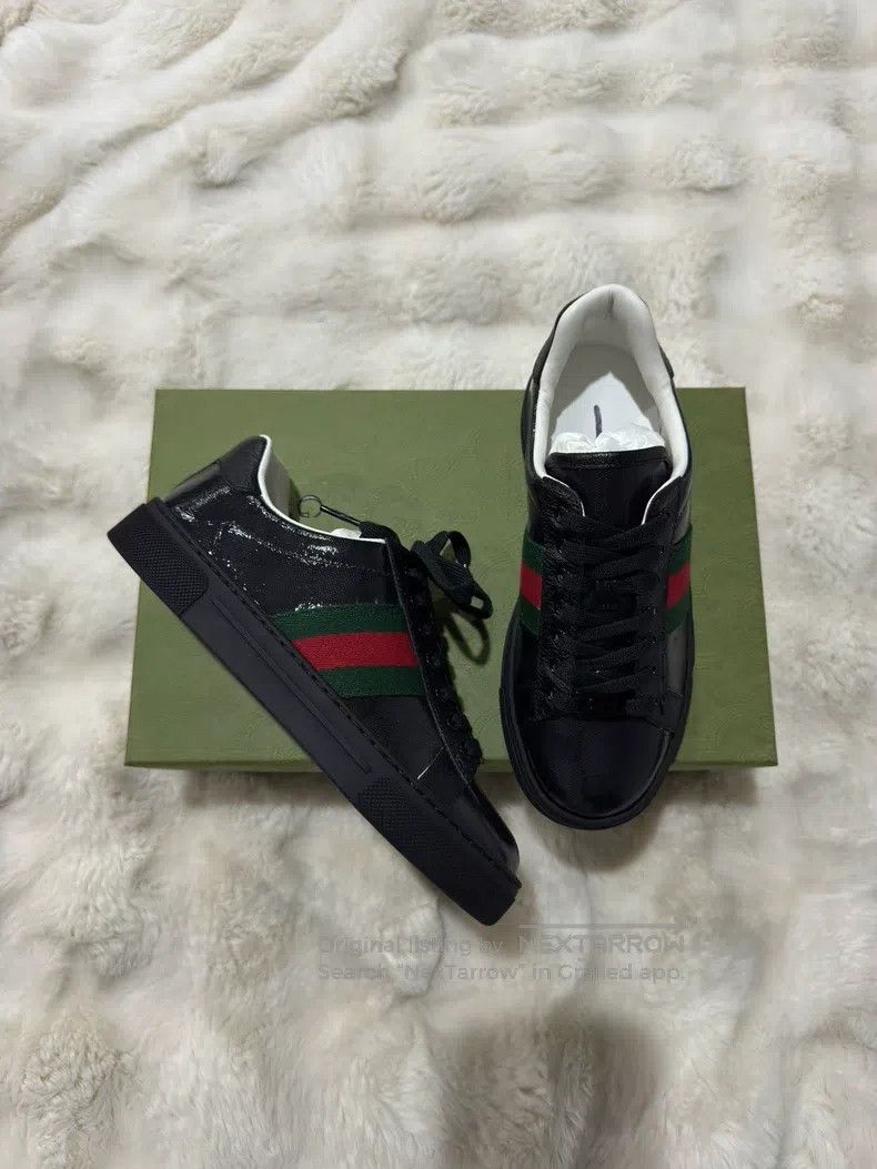 Gucci Guicci Dark Pattern Printed Casual Shoes Size US 12 / IT 42 - 1 Thumbnail