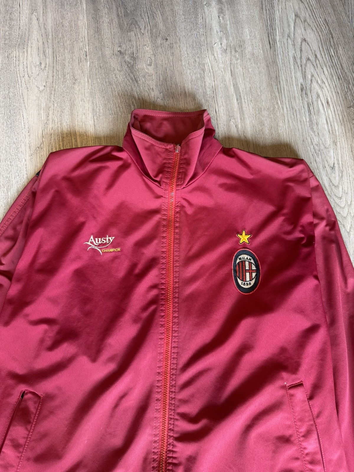 Vintage VINTAGE AC MILAN BIG LOGO JACKET Size US XL / EU 56 / 4 - 5 Thumbnail