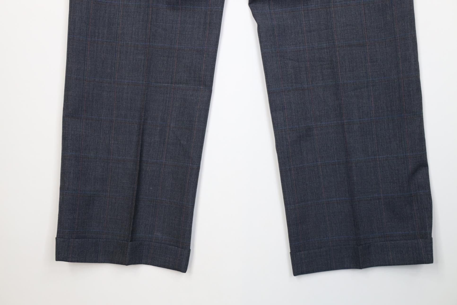 Vintage Vintage 70s Streetwear Flared Wide Leg Chino Pants Plaid USA Size US 34 / EU 50 - 11 Thumbnail