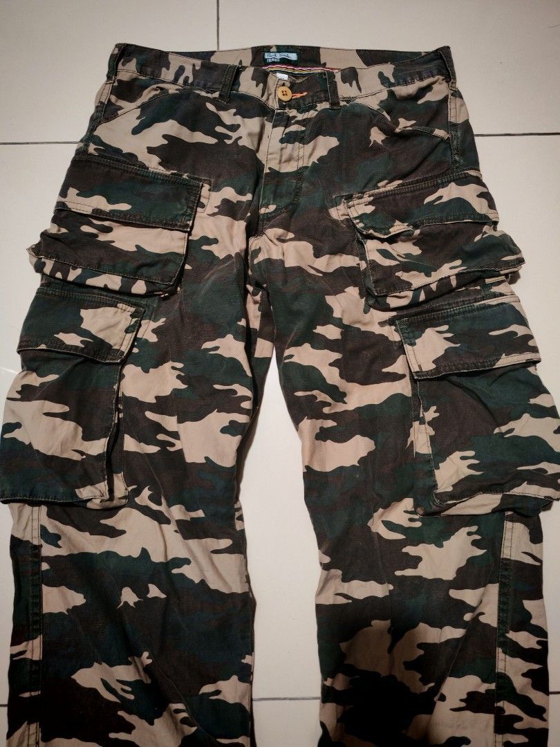 Paul Smith Paul Smith Jeans 8 Pocket Camo Cargo Pants Size US 32 / EU 48 - 2 Thumbnail