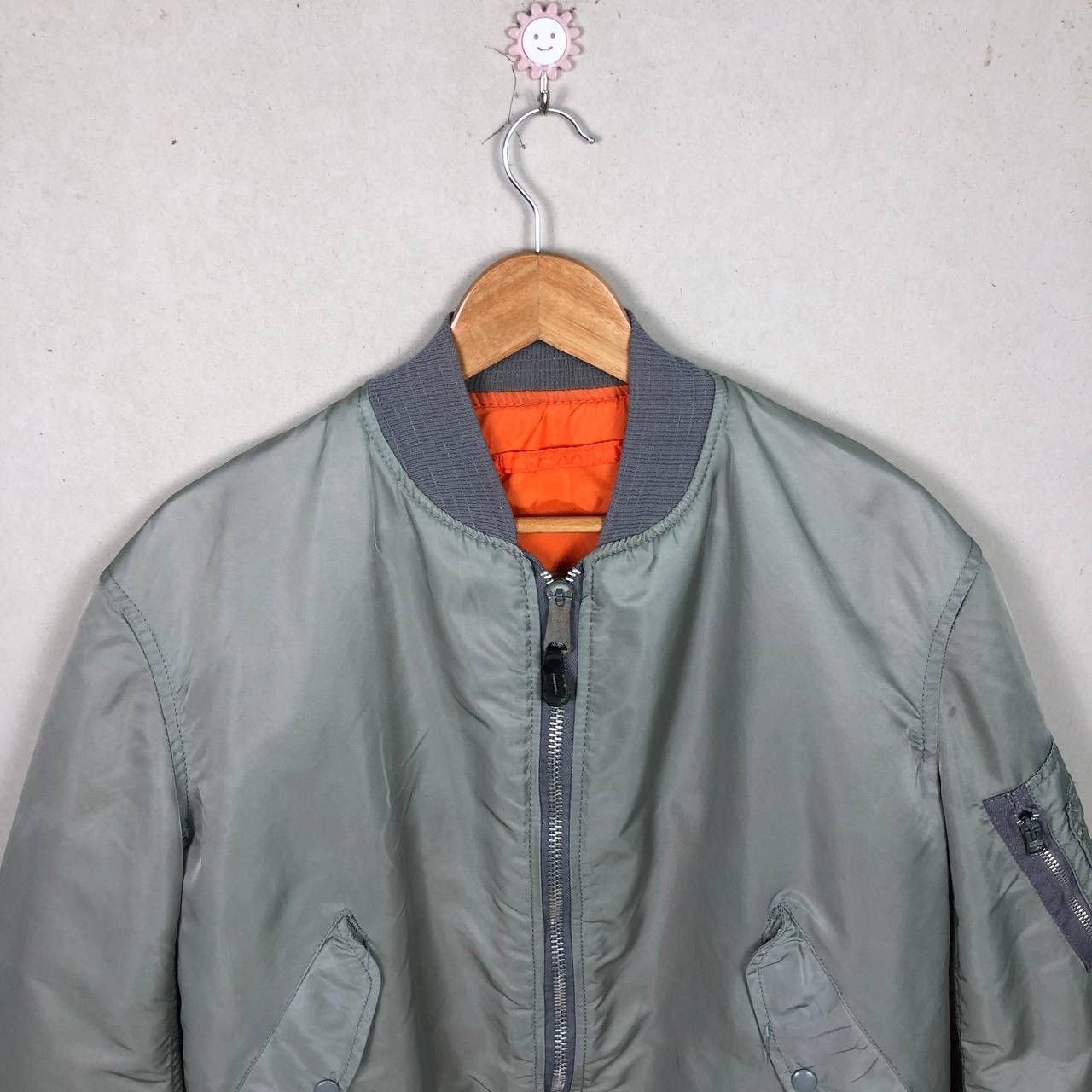 Alpha Industries × Vintage Vintage Alpha Industries MA-1 Flight Jacket Bomber Jacket Size US L / EU 52-54 / 3 - 5 Thumbnail