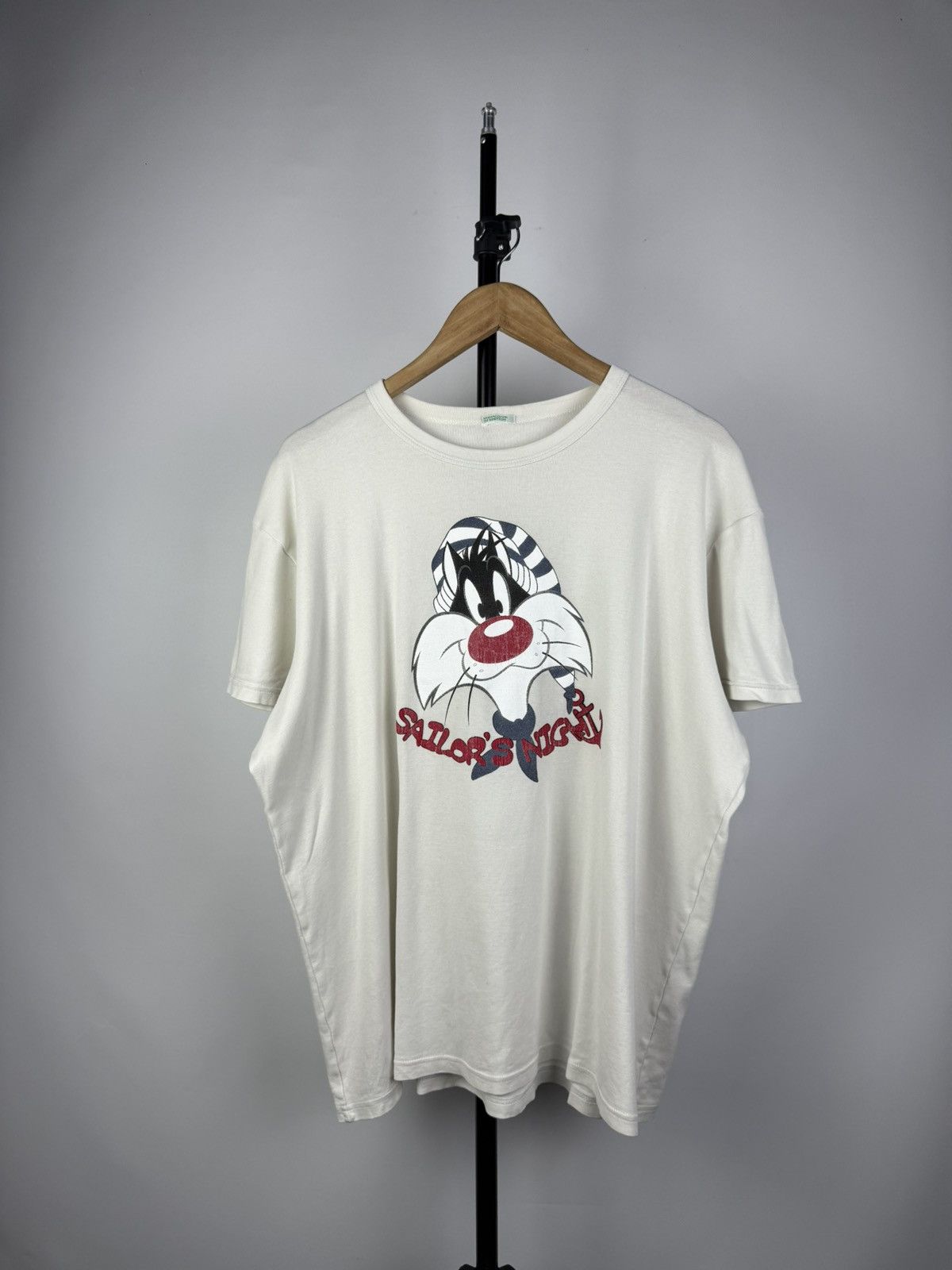 Cartoon Network × Vintage × Warner Bros Vng 90s Sylvester Benetton Looney Tunes Warner Bros. t-shirt Size US L / EU 52-54 / 3 - 1 Thumbnail