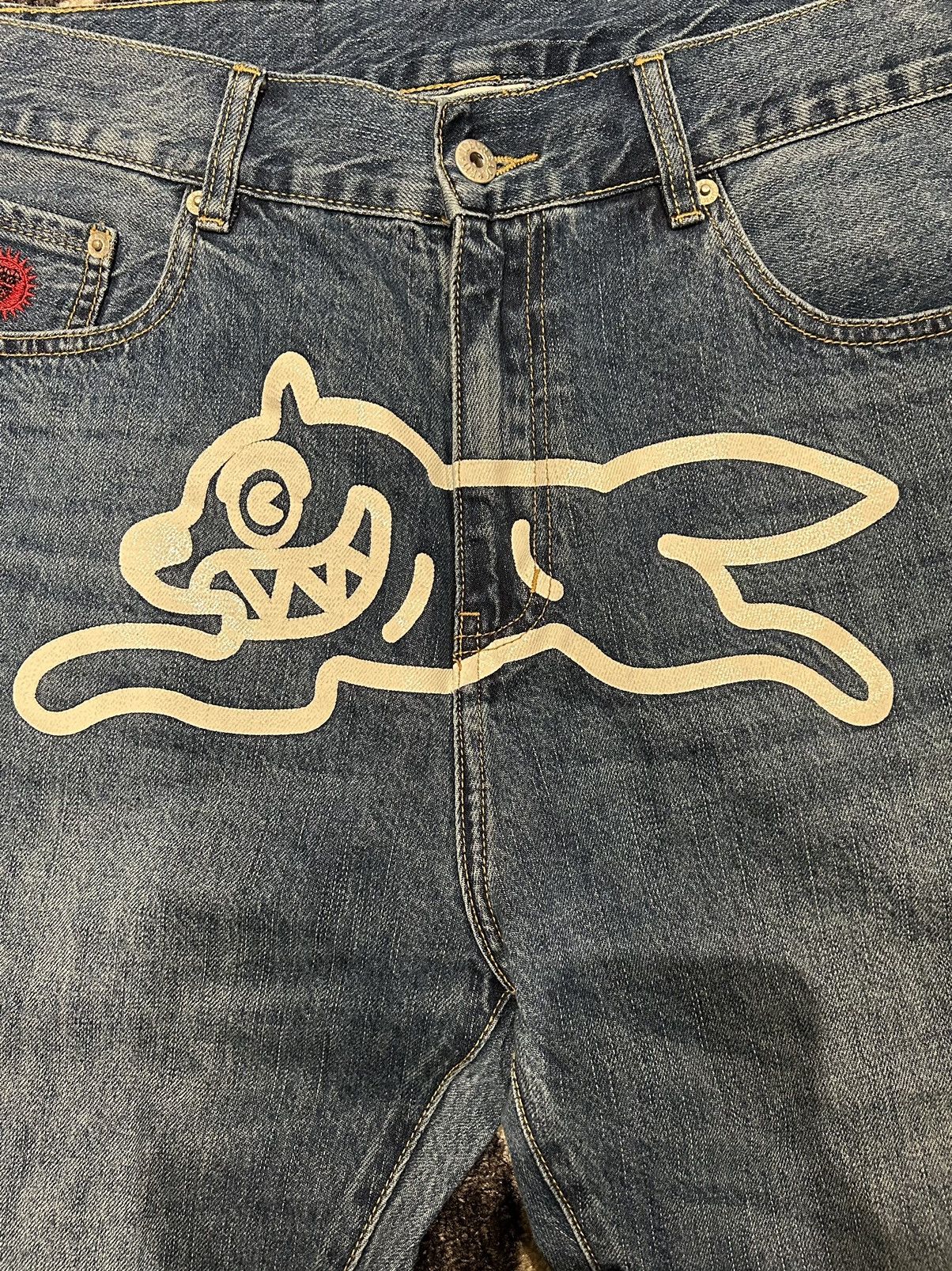 Billionaire Boys Club × Icecream Icecream blue running dog jeans Size US 34 / EU 50 - 3 Thumbnail