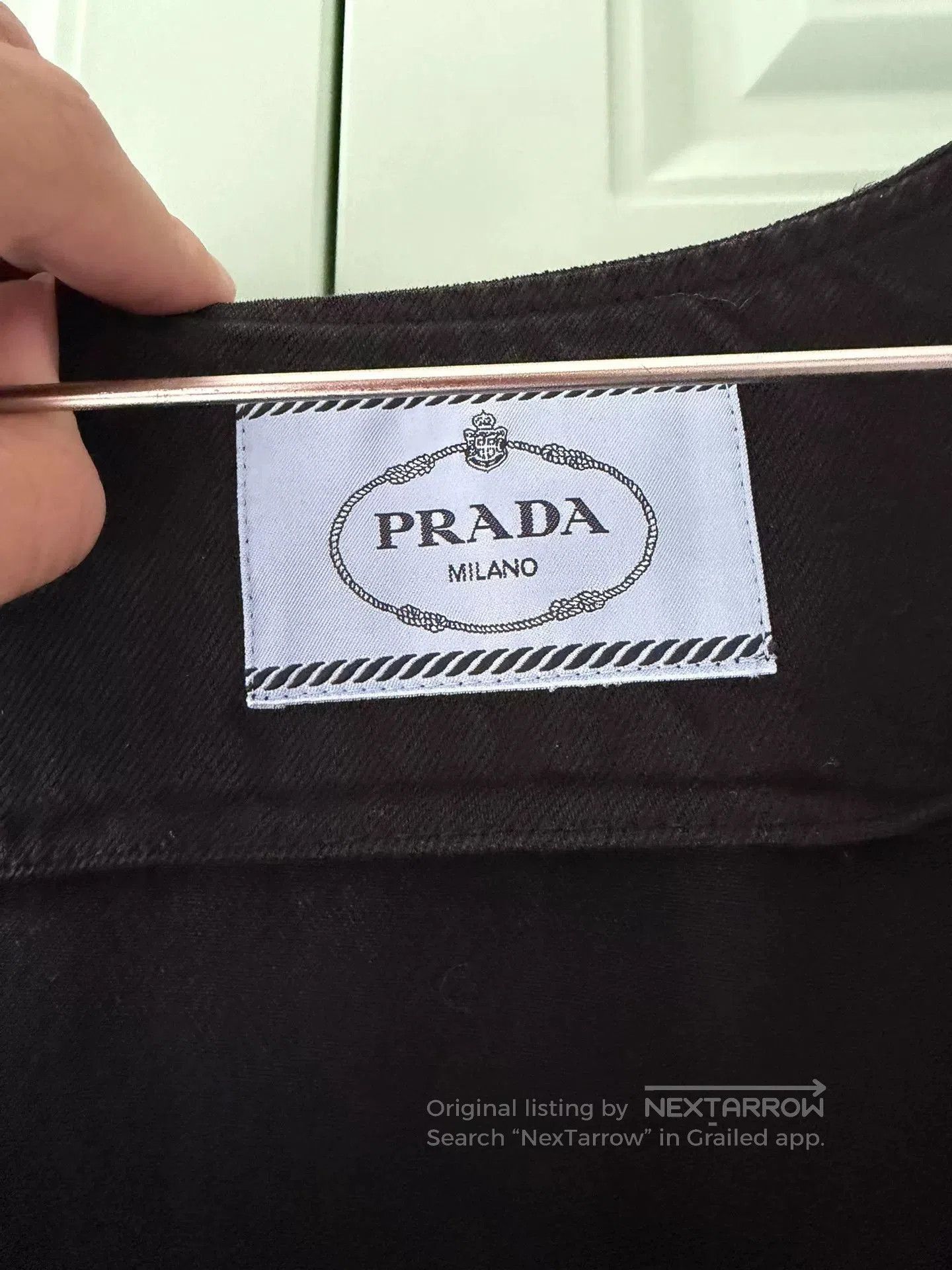 Prada Prada Black Denim Camisole Dress. Size S / US 4 / IT 40 - 3 Thumbnail