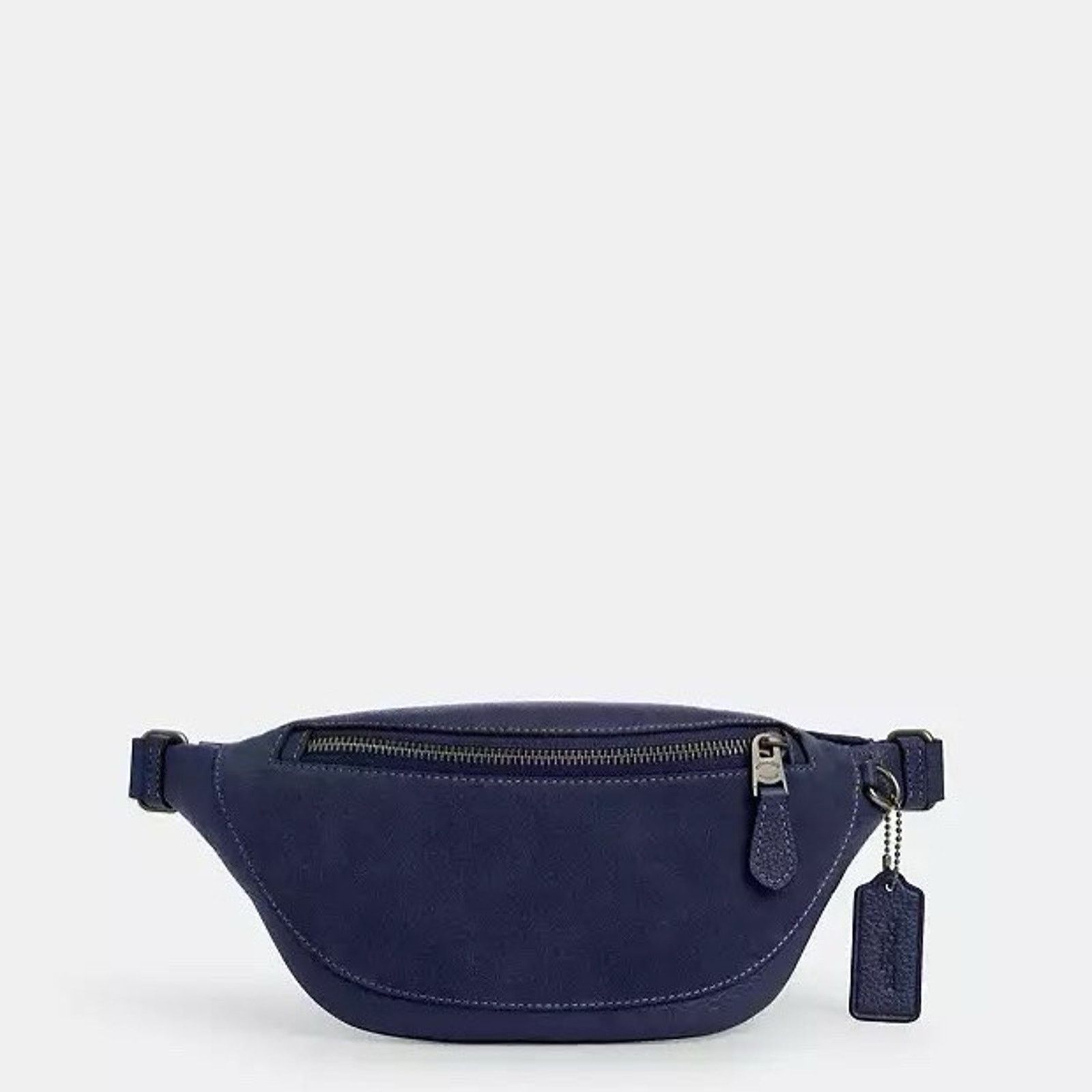 Coach NWT Coach Warren Mini Belt Bag In Suede CW179 True Navy Size ONE SIZE - 6 Thumbnail