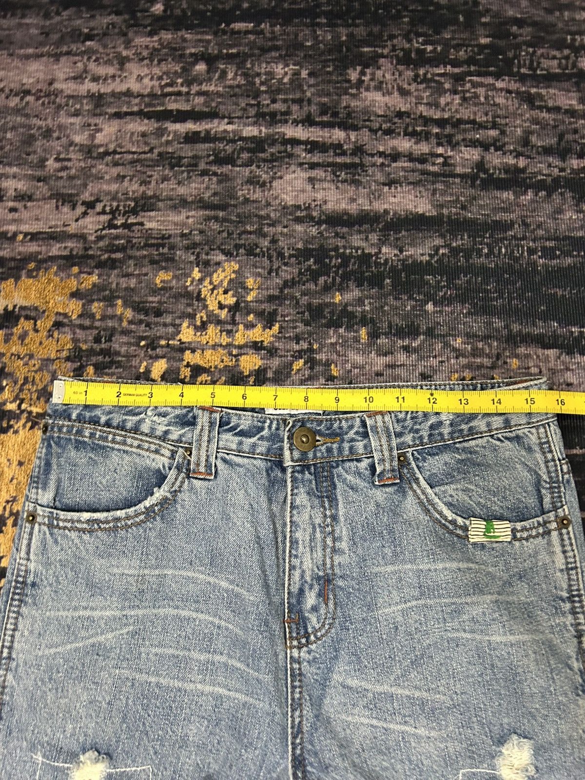 Japanese Brand Vintage Clef De Sol Ripped Jeans Size US 31 - 15 Thumbnail