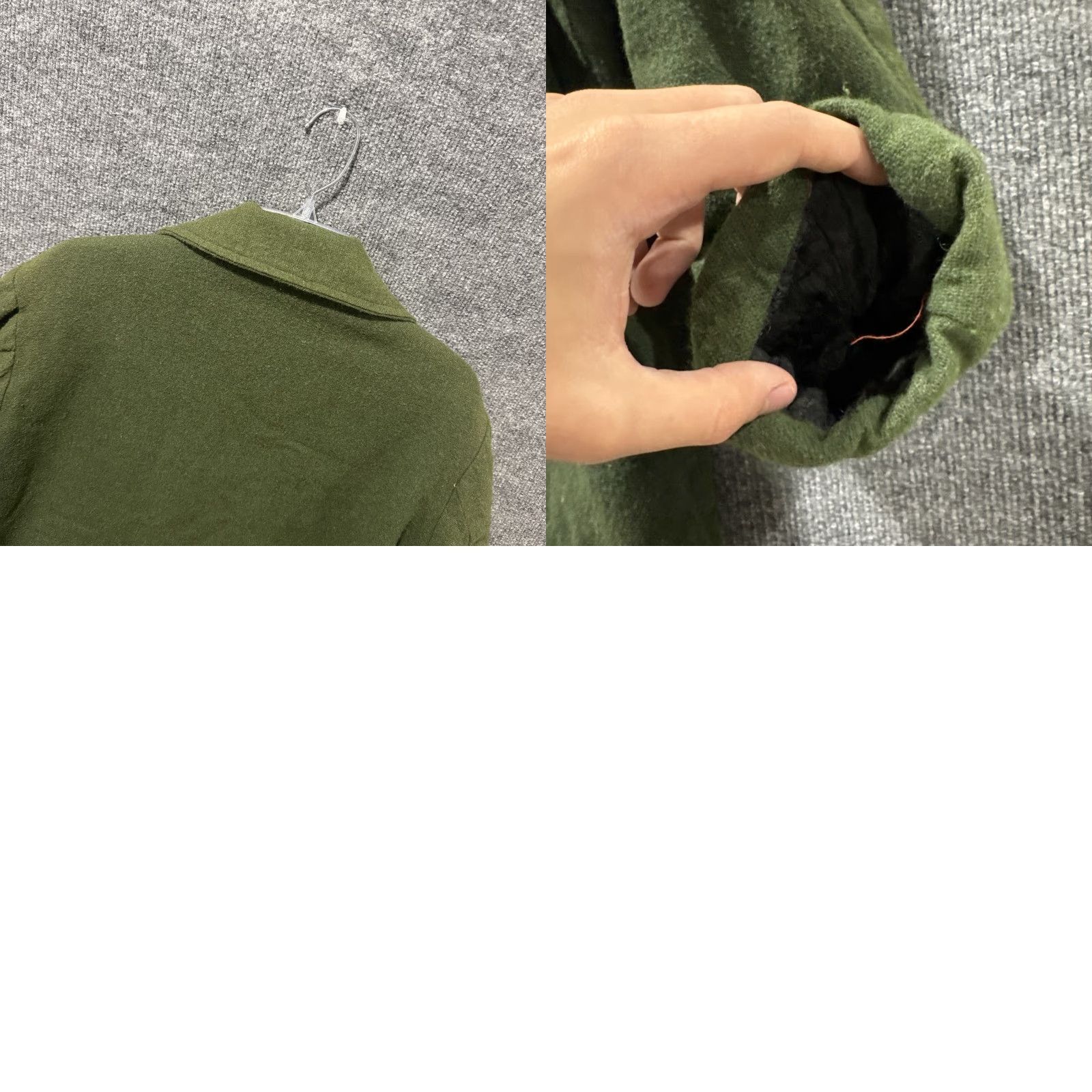 Vintage VINTAGE Robin Samson Hunting Jacket Green Fur Lined Zipper Men’s 42 Jacket 60s 70s Size US XS / EU 42 / 0 - 9 Thumbnail