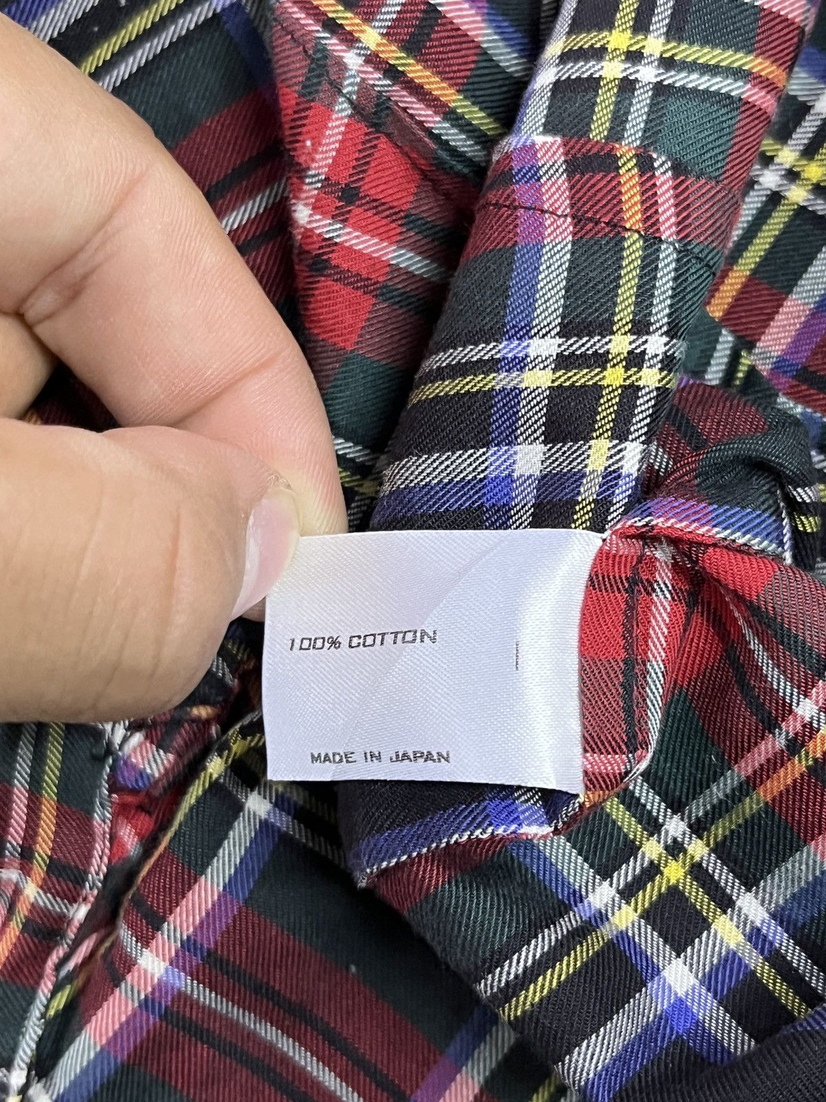 Number (N)ine Number (N)ine S/S'O5 "Nightcrawler" Wire-Lined Plaid Shirt. Size US L / EU 52-54 / 3 - 10 Thumbnail