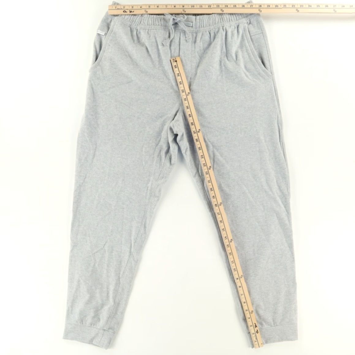 Vintage 7 Diamonds Jogger Pants Men's 2XL Gray Stretch Generation Soft Brushed Knit Size US 39 - 3 Thumbnail