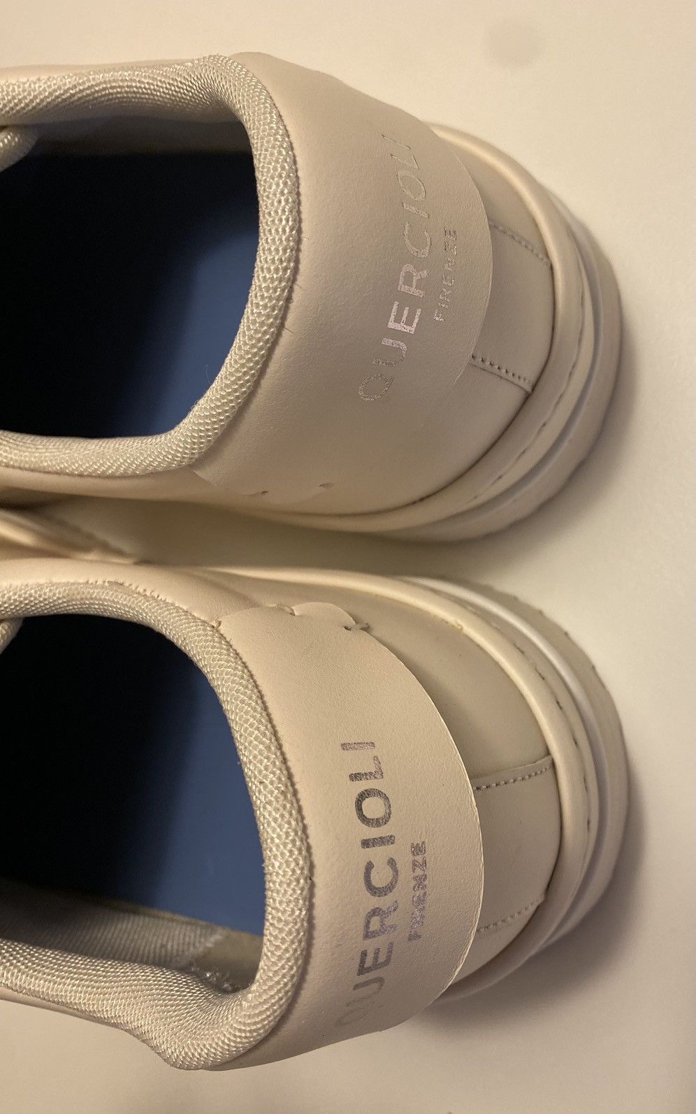 Quercioli Quercioli leather ivory sneakers Size US 8 / EU 41 - 4 Thumbnail