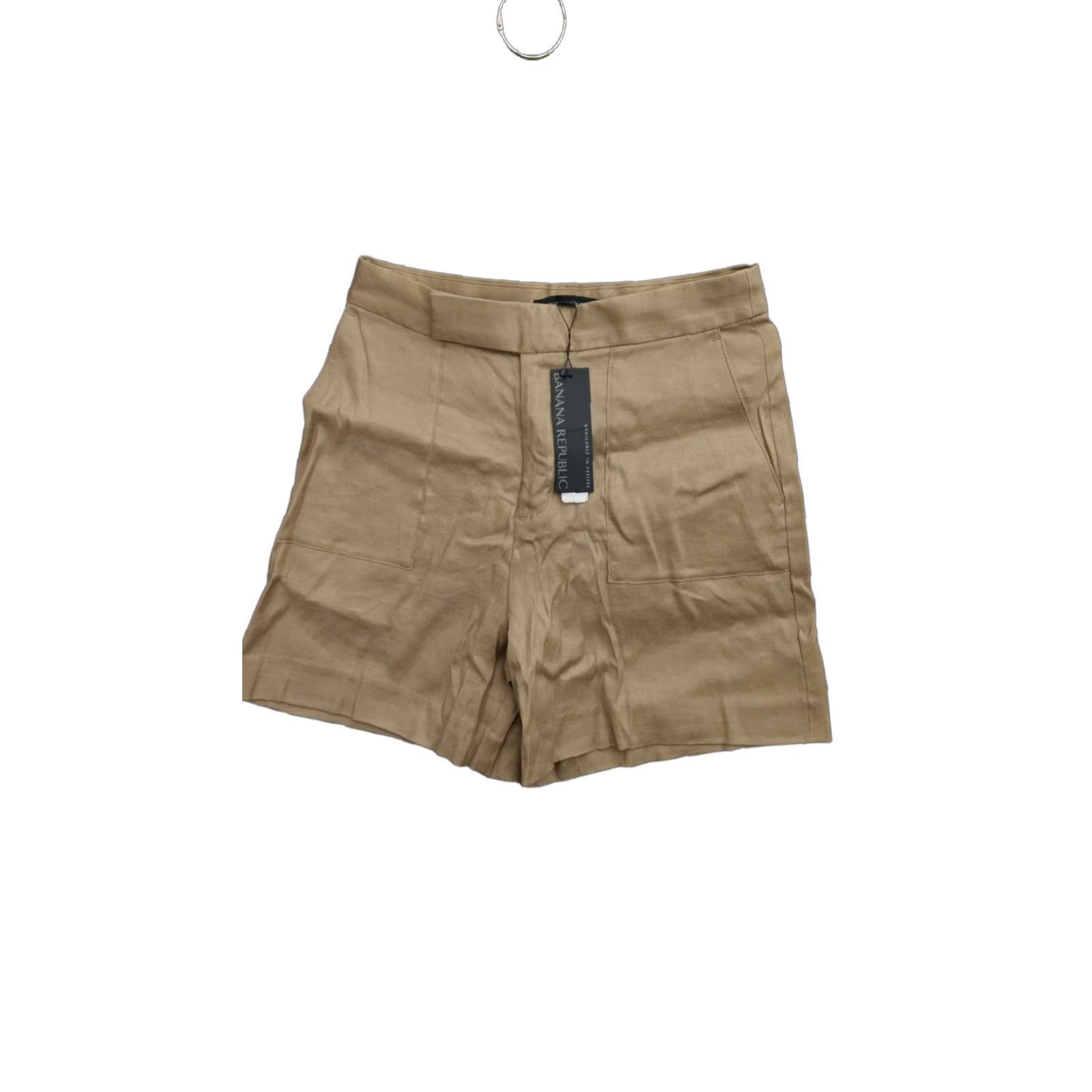 Banana Republic Banana Republic Women's Khaki Chino Shorts 0 Beige Regular Size 25" / US 0 / IT 36 - 1 Thumbnail