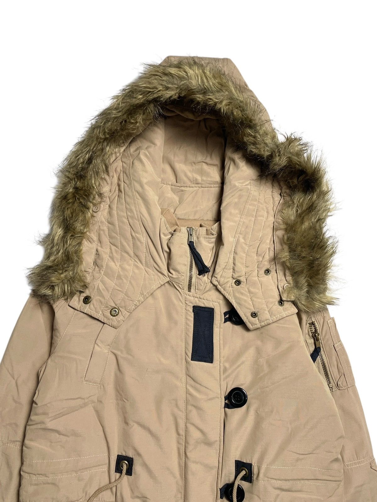 Angel Blue 2000’s Pink Latte - Studded Parka Jacket Size US M / EU 48-50 / 2 - 8 Thumbnail