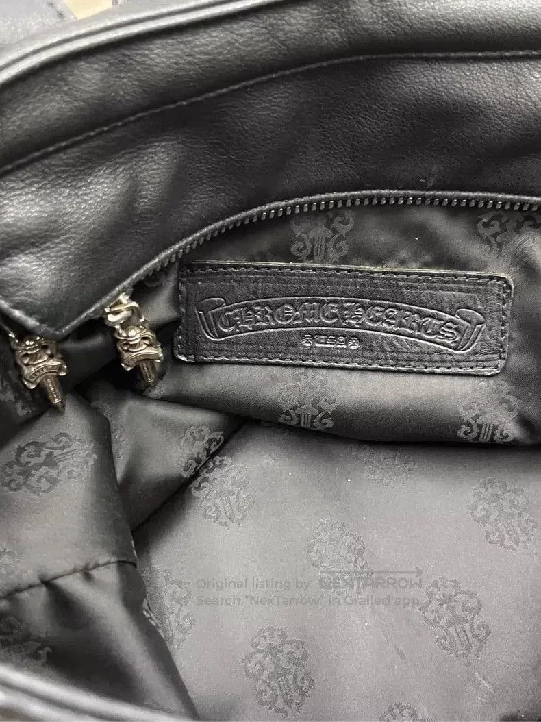 Chrome Hearts Chrome Hearts Black Leather Shoulder Bag. Size ONE SIZE - 5 Thumbnail