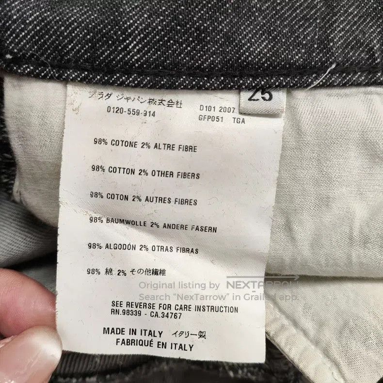 Prada Prada Black jeans Size 25" / US 0 / IT 36 - 7 Thumbnail