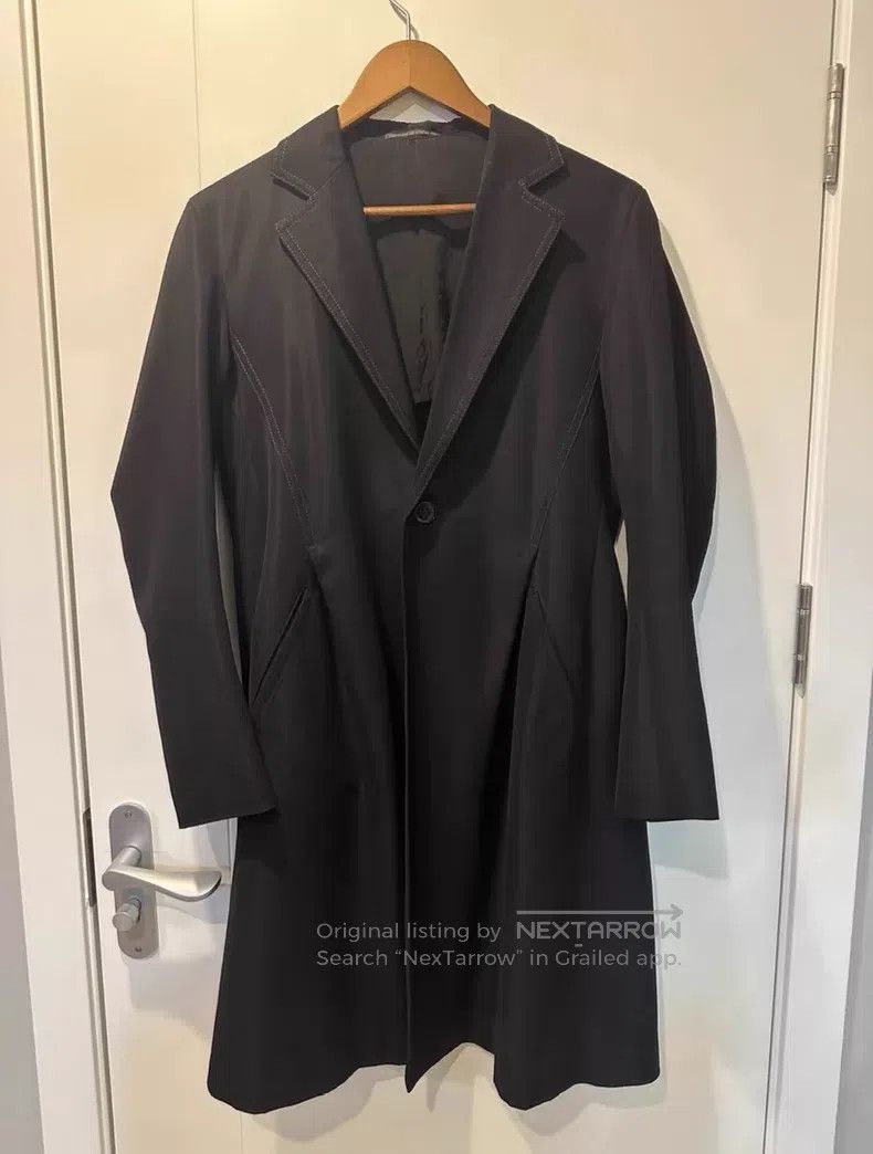 Yohji Yamamoto Yohji Yamamoto size os Long waisted blazer Size 36R - 1 Thumbnail