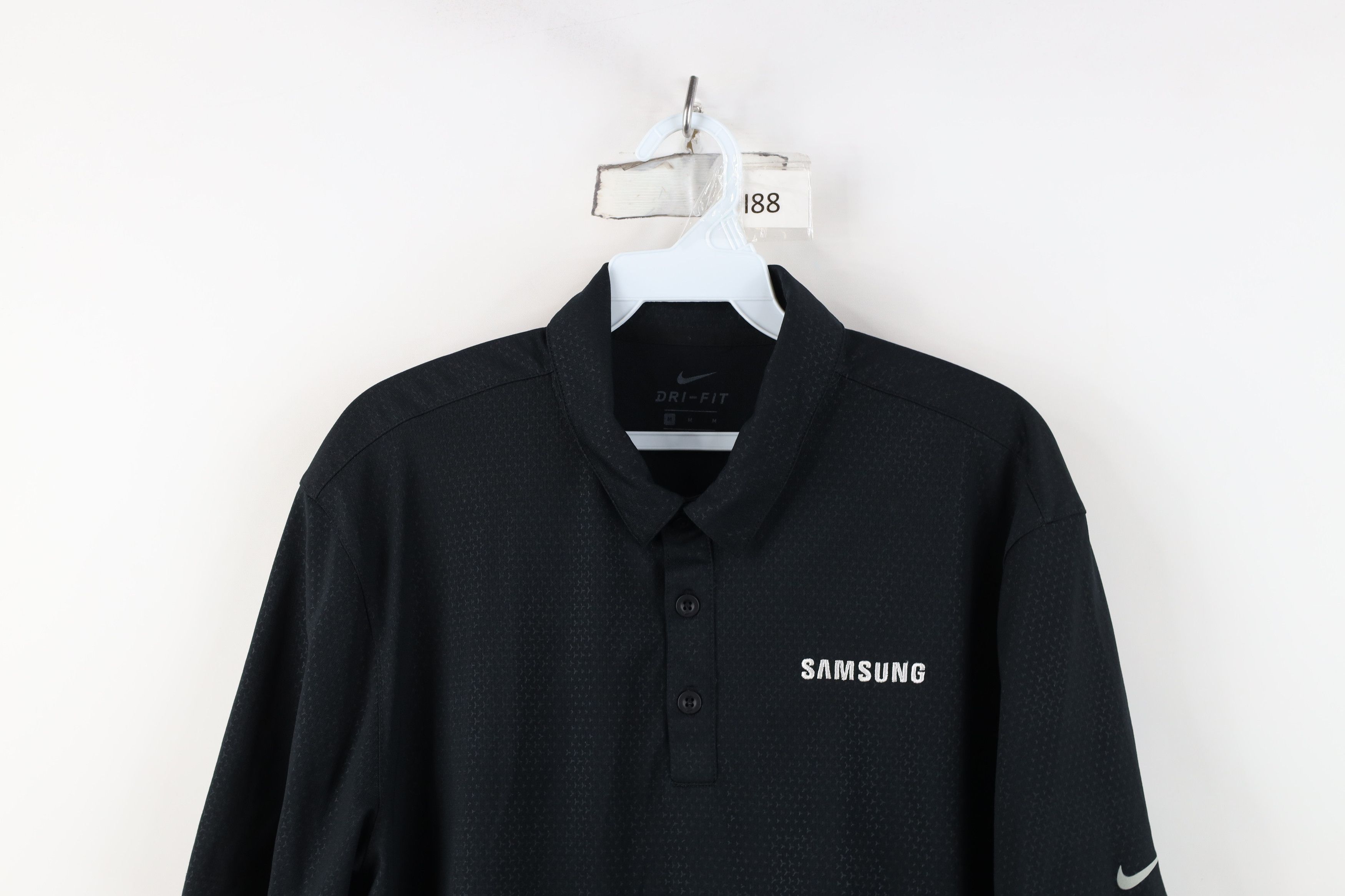 Nike Nike Samsung Electronics Collared Golf Polo Shirt Black Size US M / EU 48-50 / 2 - 2 Thumbnail