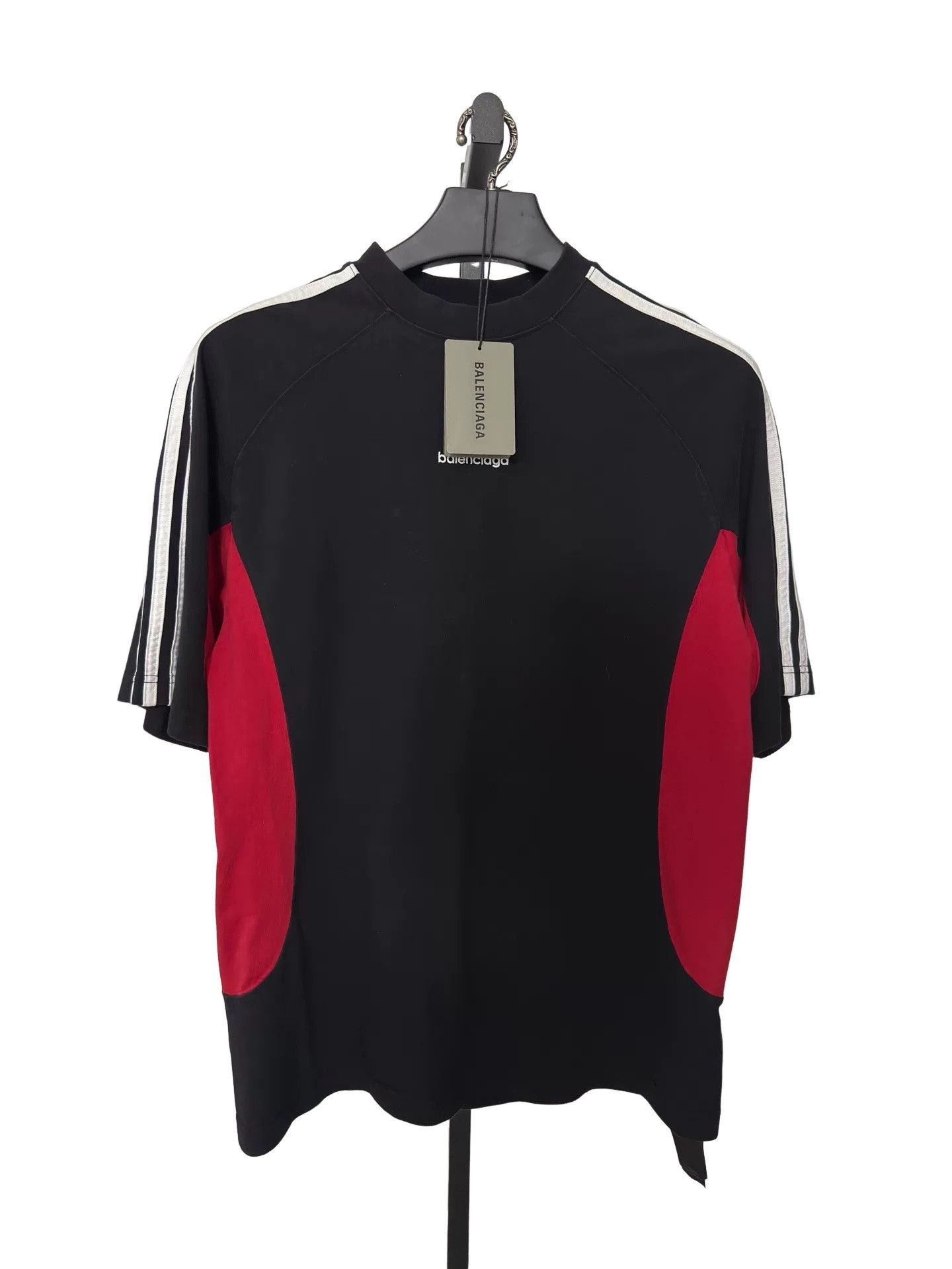 Balenciaga Balenciaga x Adidas Paneled T-Shirt XXS Size US XXS / EU 40 - 1 Thumbnail