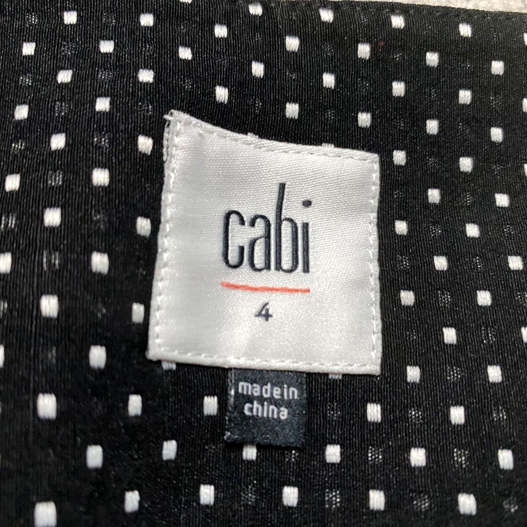 Vintage CAbi Pants Womens Geometric Black High Rise Skinny Ankle Regular Rise 27in Inseam 4 Adult Women Size 27" / US 4 / IT 40 - 7 Thumbnail