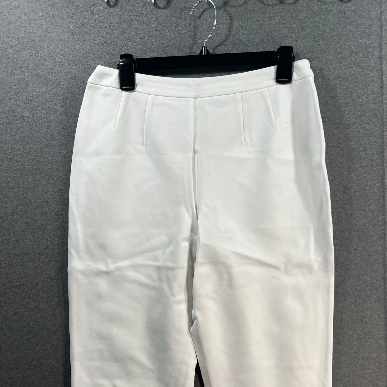 Other Joan Rivers Petite Signature Knit Capri Pants White Size 30" / US 8 / IT 44 - 4 Thumbnail