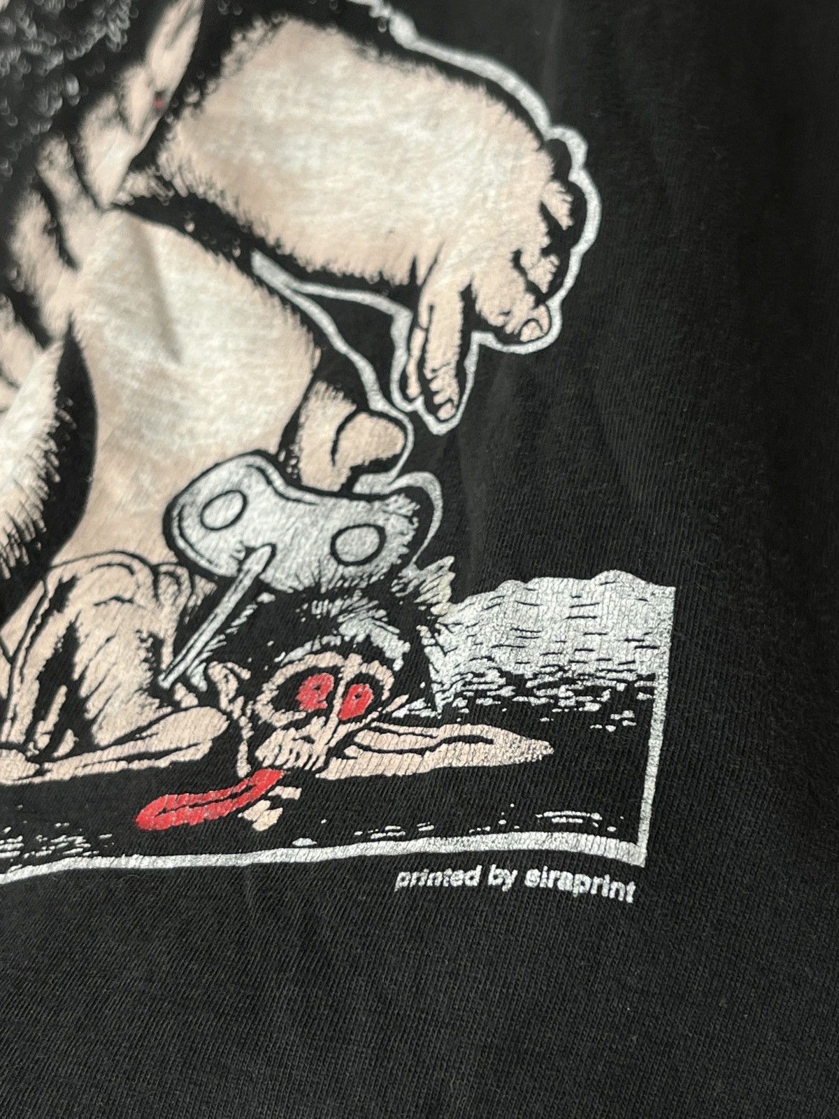 Band Tees × Vintage 1980’s Birth Control Hoodoo Man Iconic Print T-Shirt Size US XL / EU 56 / 4 - 10 Thumbnail