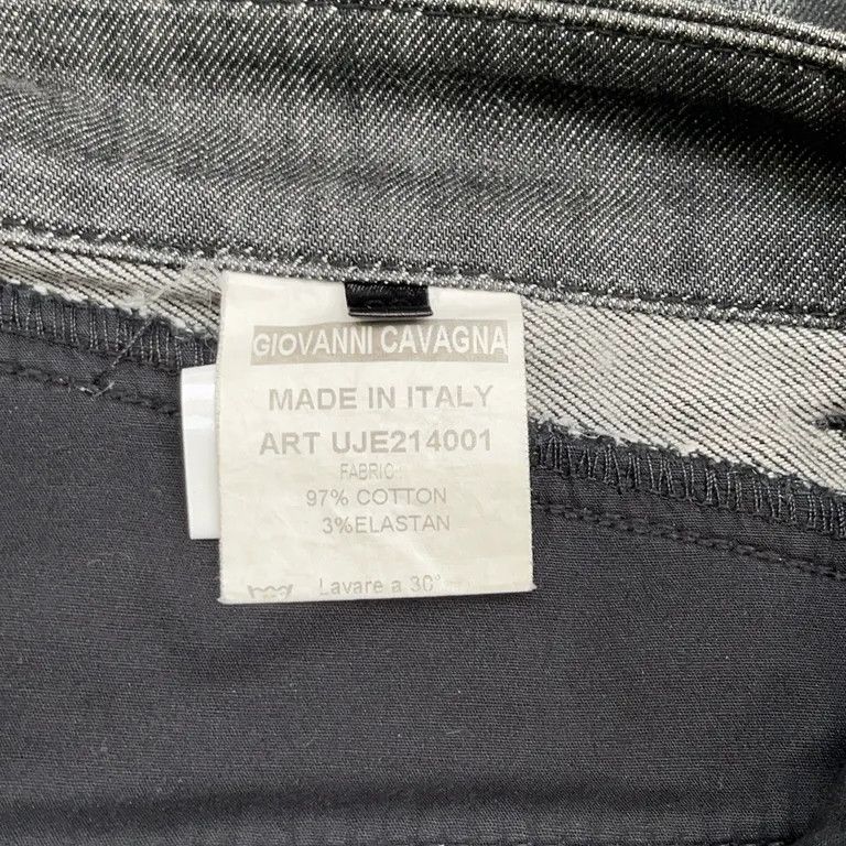 Giovanni Cavagna Giovanni Cavagna Black Stretch Jeans Size US 32 / EU 48 - 3 Thumbnail