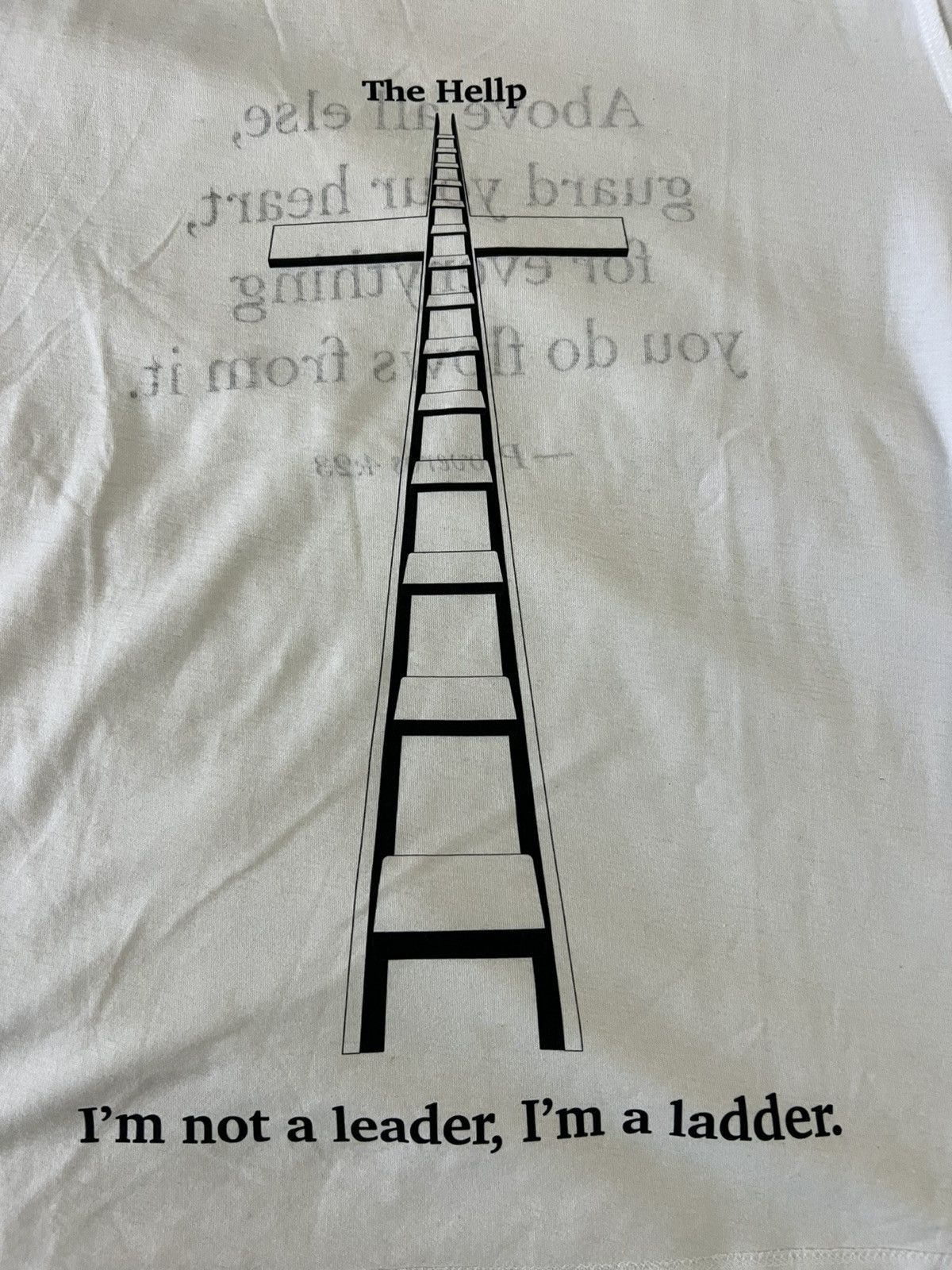 image of Band Tees x Vintage 1 Of 1 The Hellp “Ladder” Tee in White, Men's (Size Small)