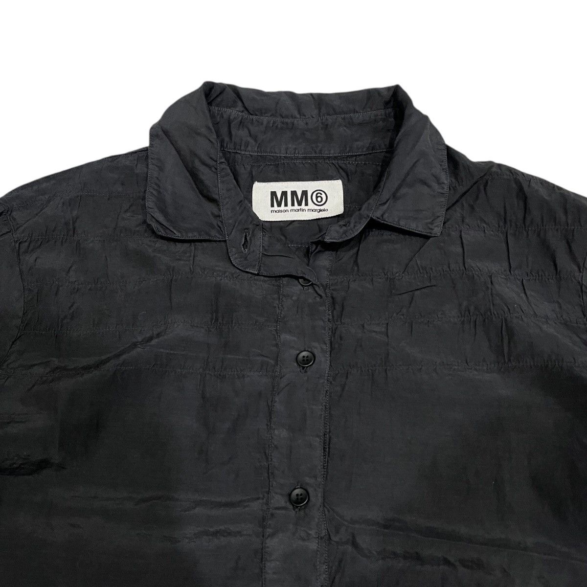 Maison Margiela MM6 Maison Margiela Button Up Silk Shirt Size M / US 6-8 / IT 42-44 - 2 Thumbnail
