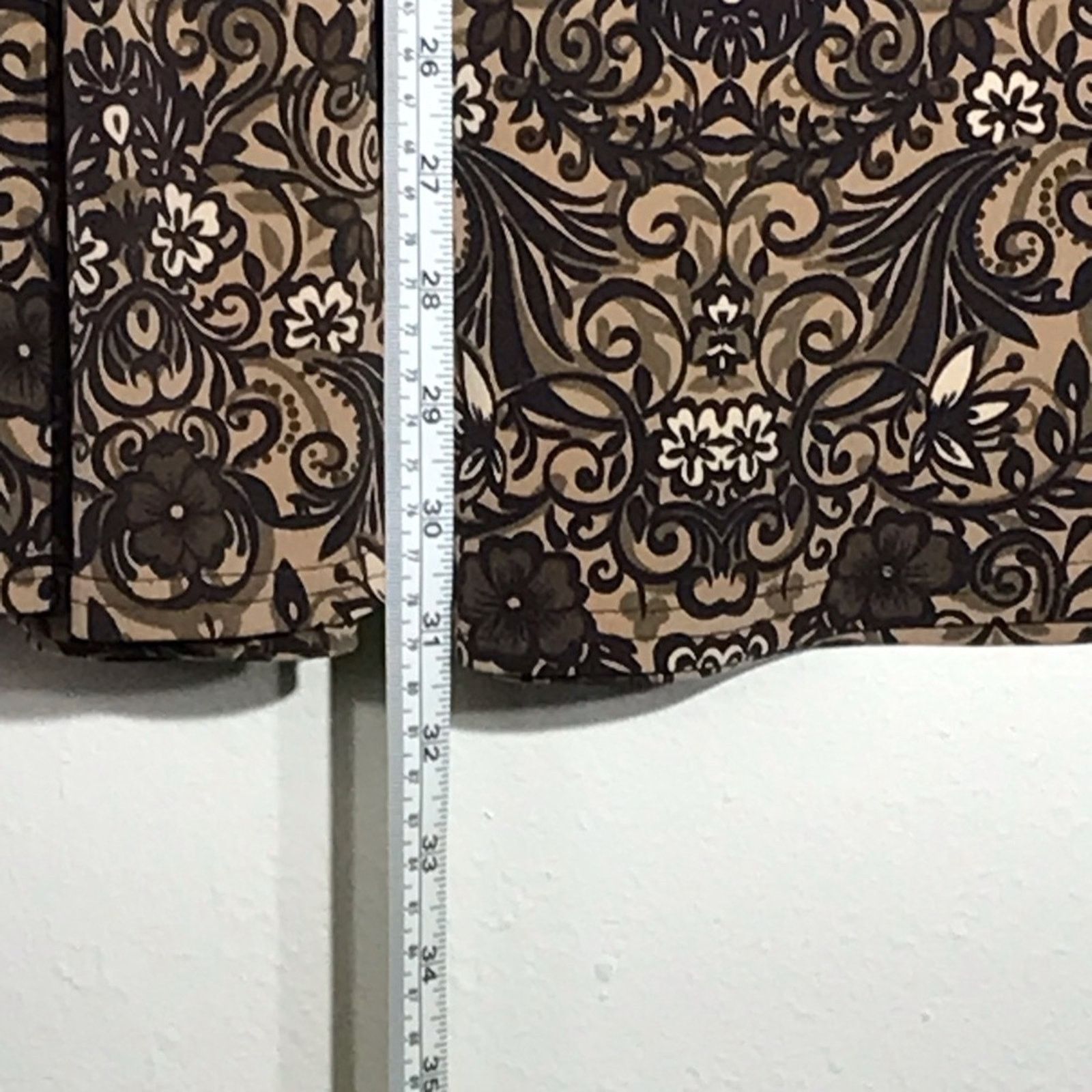 Other Studio I Brown Floral Skirt Set Size 10 Size 32" / US 10 / IT 46 - 7 Thumbnail