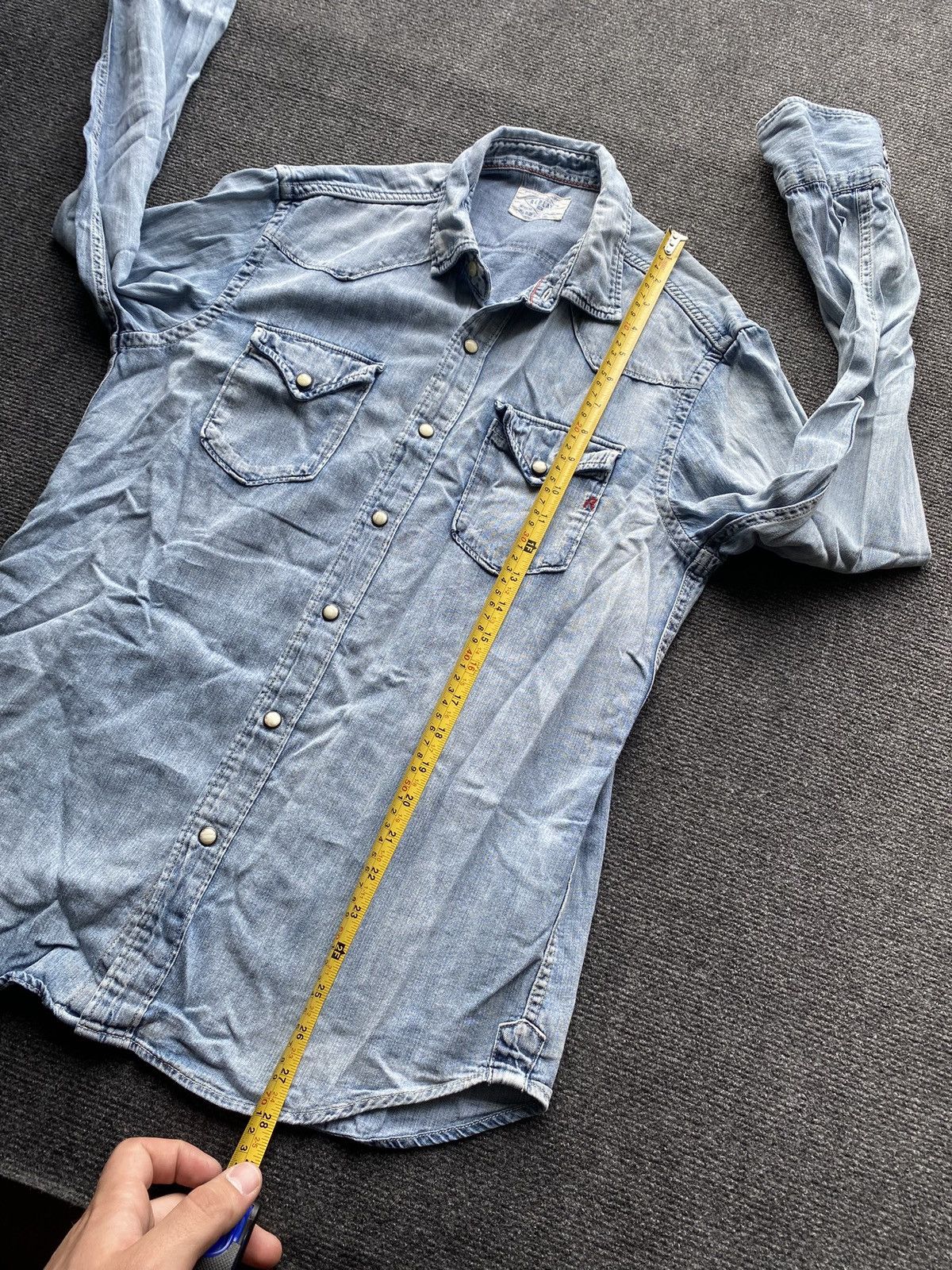 Replay 🔥Replay Punk Opium Blue mens faded shirt m Size US M / EU 48-50 / 2 - 10 Thumbnail