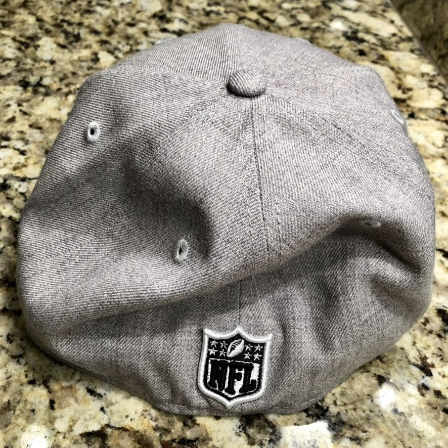 New Era Pittsburgh Steelers 59FIFTY Heather Gray Fitted Hat 7 1/2 Size ONE SIZE - 3 Thumbnail