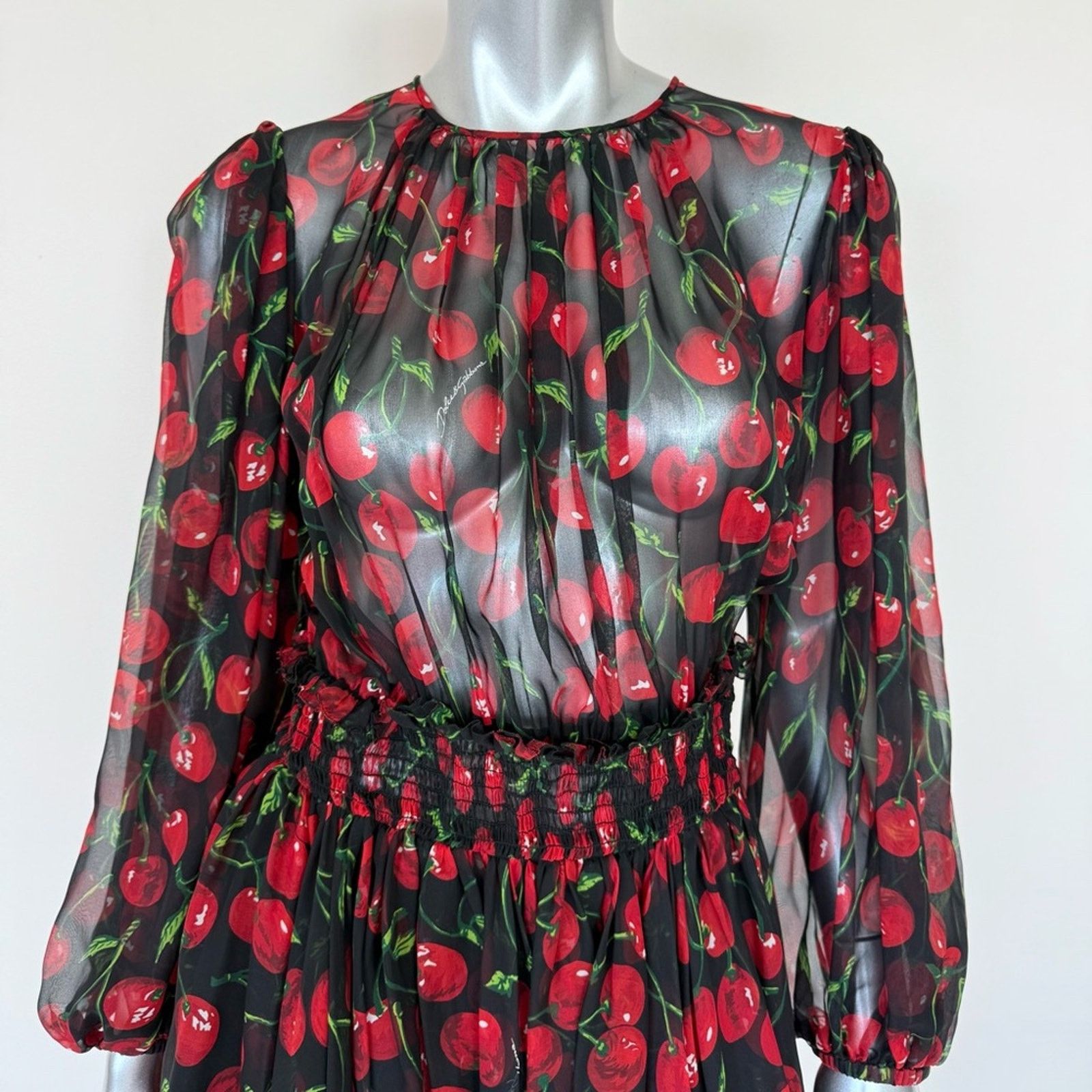 Dolce & Gabbana NEW!! Dolce&Gabbana silk dress size 44IT or 8 US 3560$ Size M / US 6-8 / IT 42-44 - 6 Thumbnail