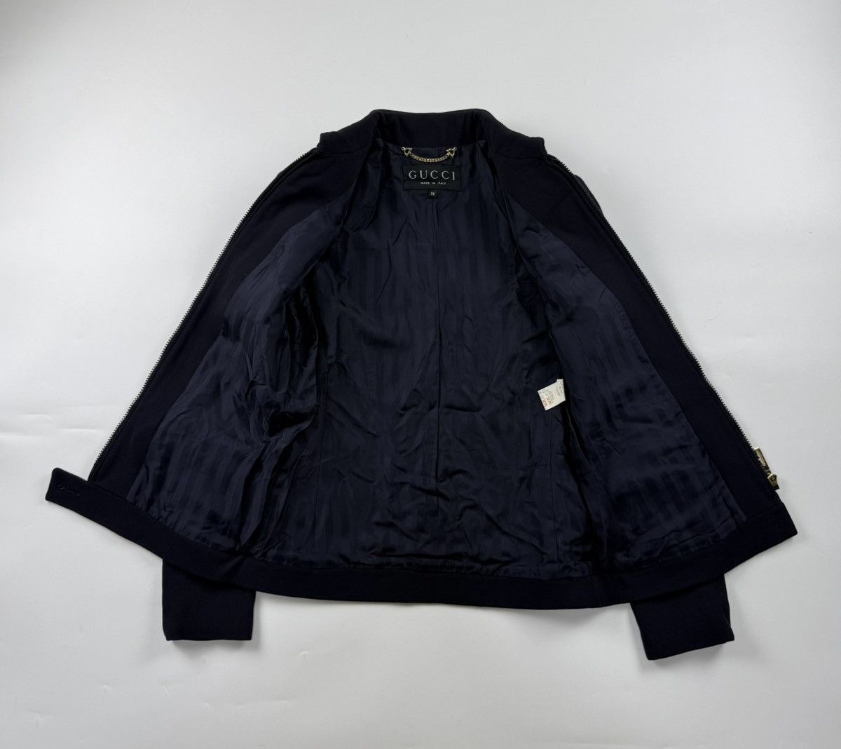 Gucci Gucci x Tom Ford S/S’96 Zip Up Wool Jacket Size XS / US 0-2 / IT 36-38 - 3 Thumbnail