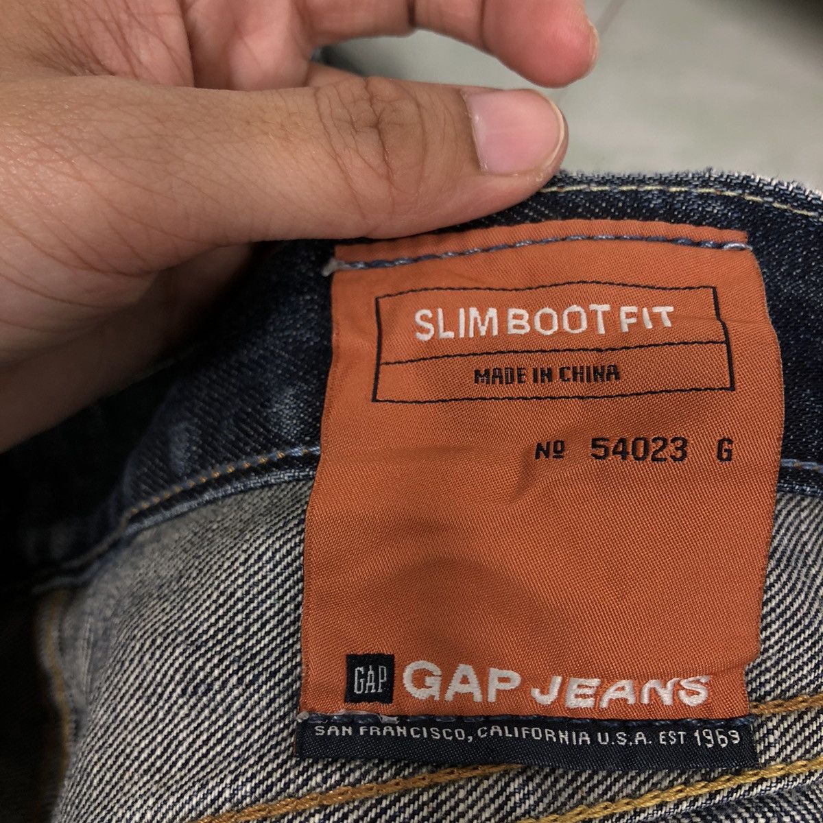 Japanese Brand Rare Punk Design Distressed DenimJeans Gap 1969 IsseyMiyake Size US 32 / EU 48 - 14 Thumbnail