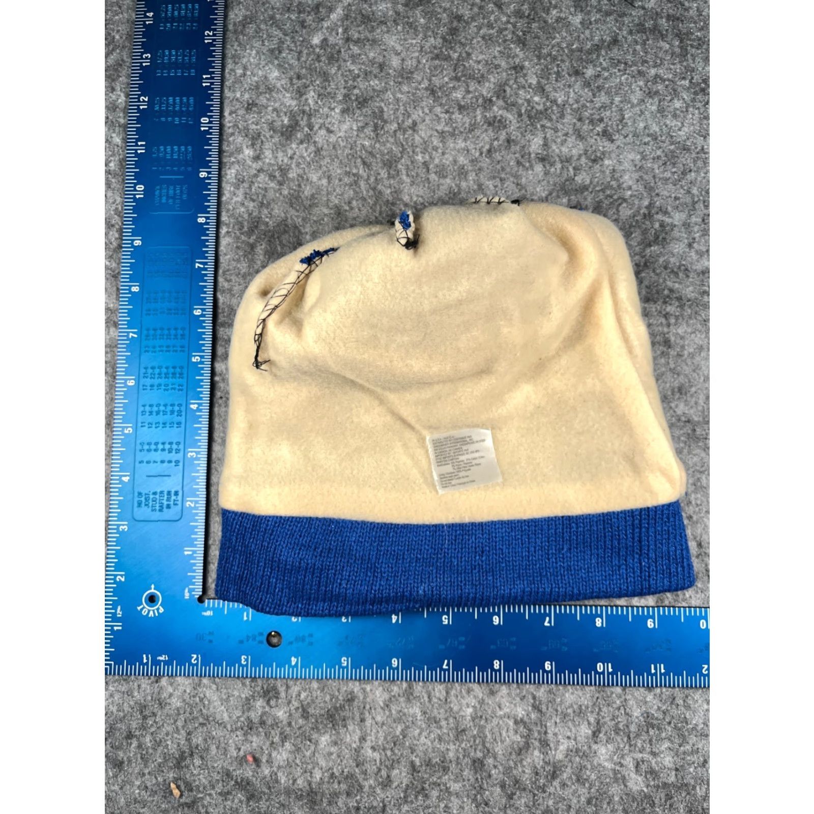 Vintage Juncture Beanie Toque Adult One Size Blue Knit Polyester Fair Isle Pom Ski NEW Size ONE SIZE - 7 Thumbnail