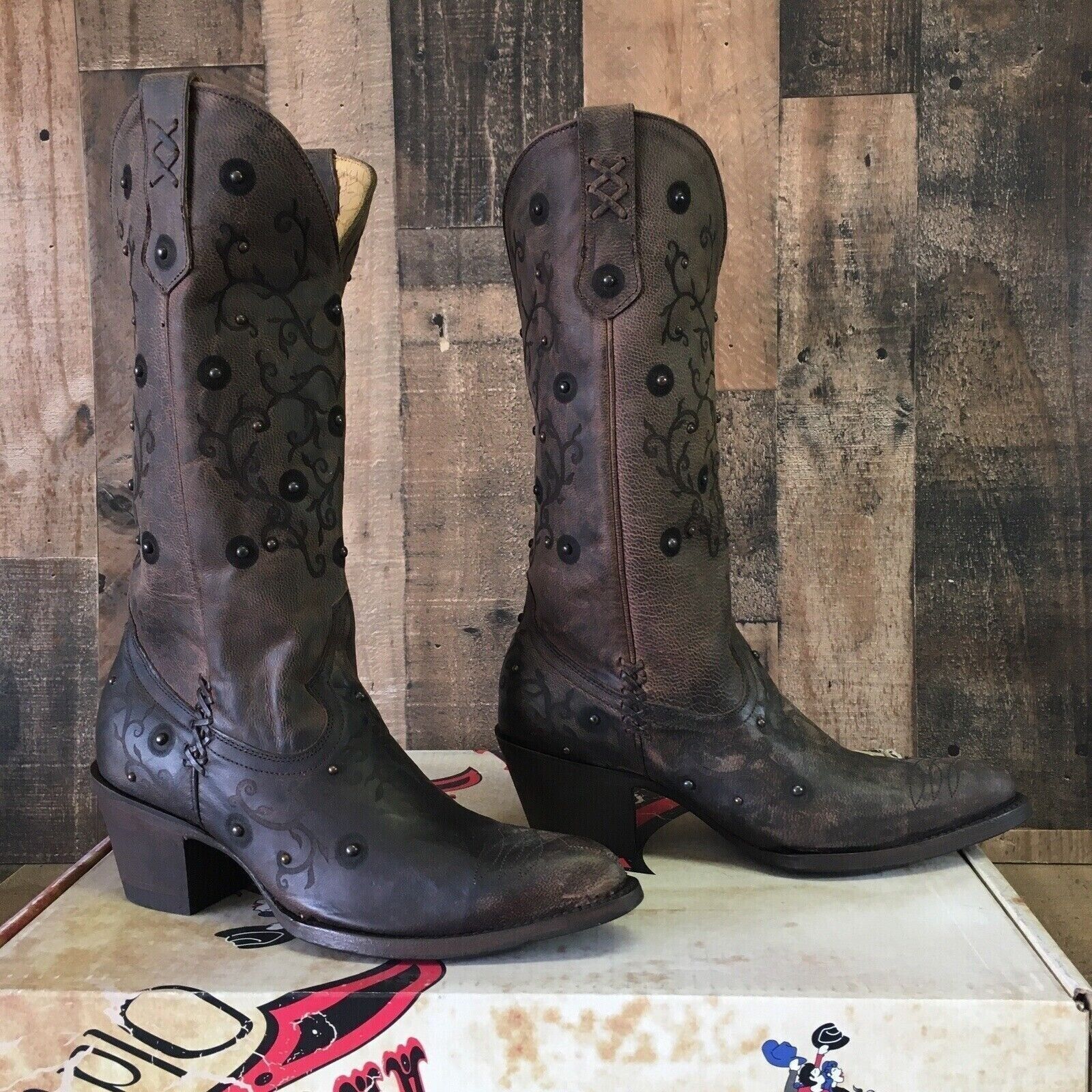 Old Gringo Old Gringo Merary 13" Studded Cowboy Boots Womens 7 B Size US 7 / IT 37 - 4 Thumbnail