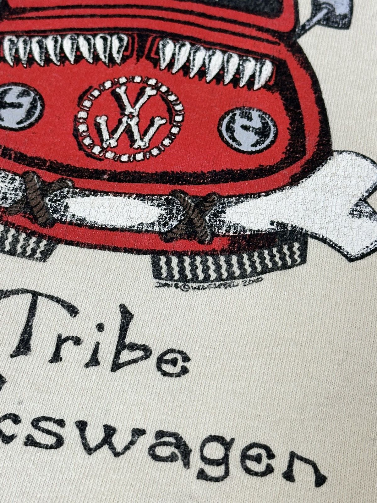 Vintage 🔥 Tribe Volkswagen Camper T1 Transporter Vintage T Shirt Car Size US XXL / EU 58 / 5 - 8 Thumbnail