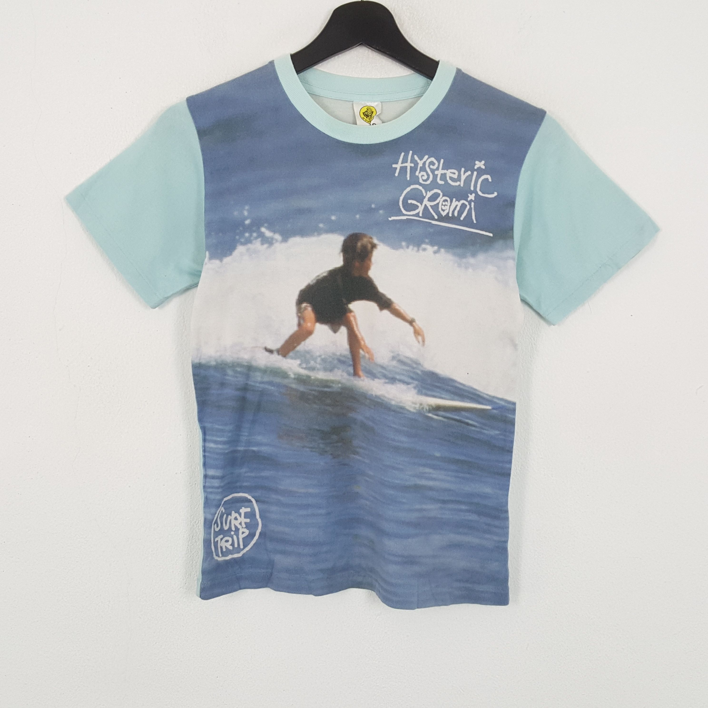Hysteric Glamour × Japanese Brand × Vintage HYSTERIC GLAMOUR Japanese Brand Surfing Style Tshirt Size XS / US 0-2 / IT 36-38 - 1 Thumbnail