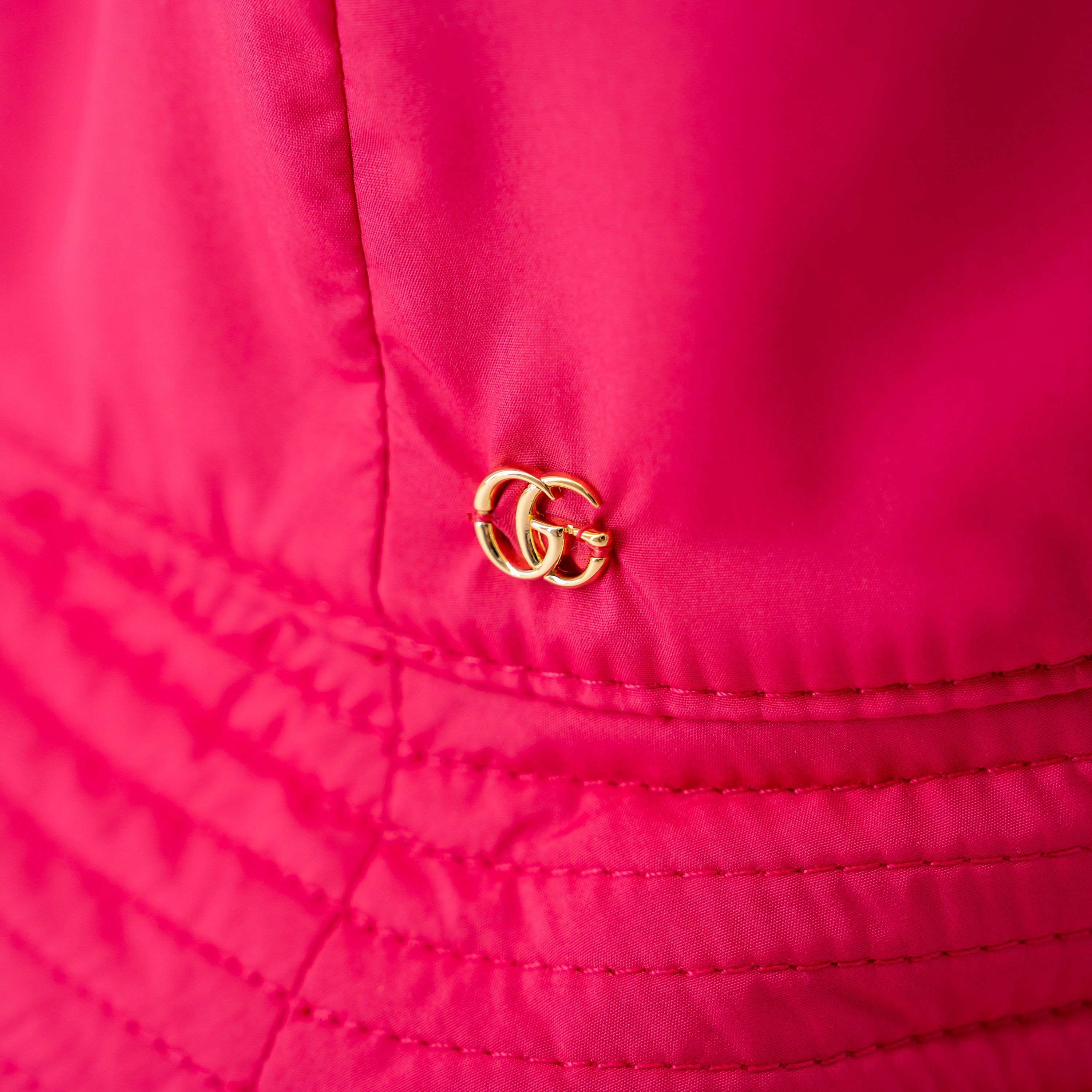 Gucci M - Gucci GG Pink Brella Cloche Bucket Hat Cap Size ONE SIZE - 3 Thumbnail