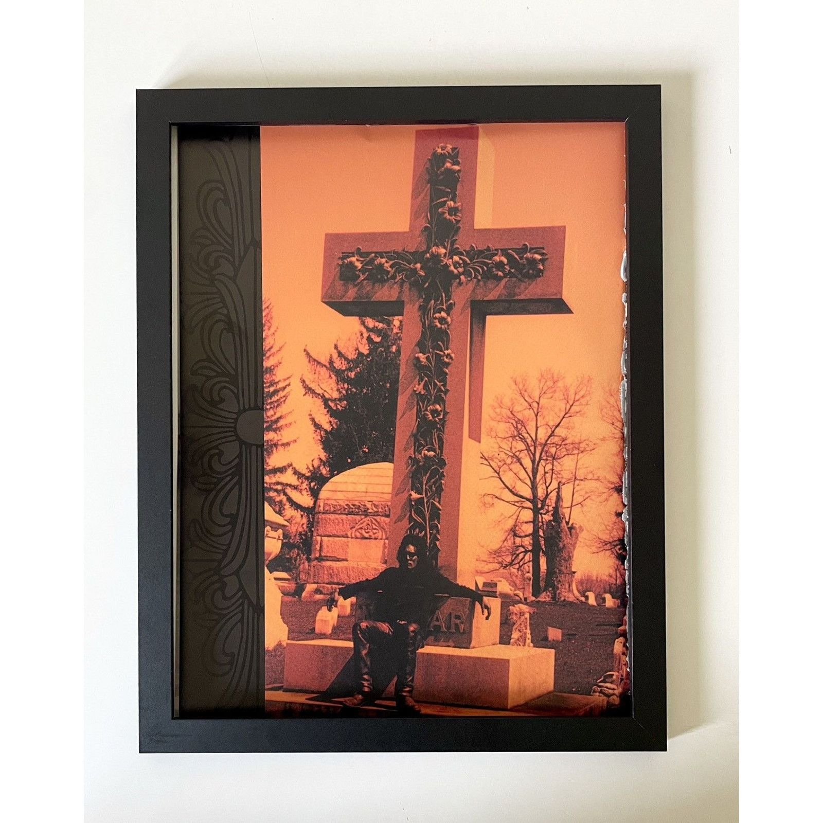 Chrome Hearts × Vintage Chrome Hearts Big cross photo Poster framed 9x11 Size ONE SIZE - 1 Thumbnail
