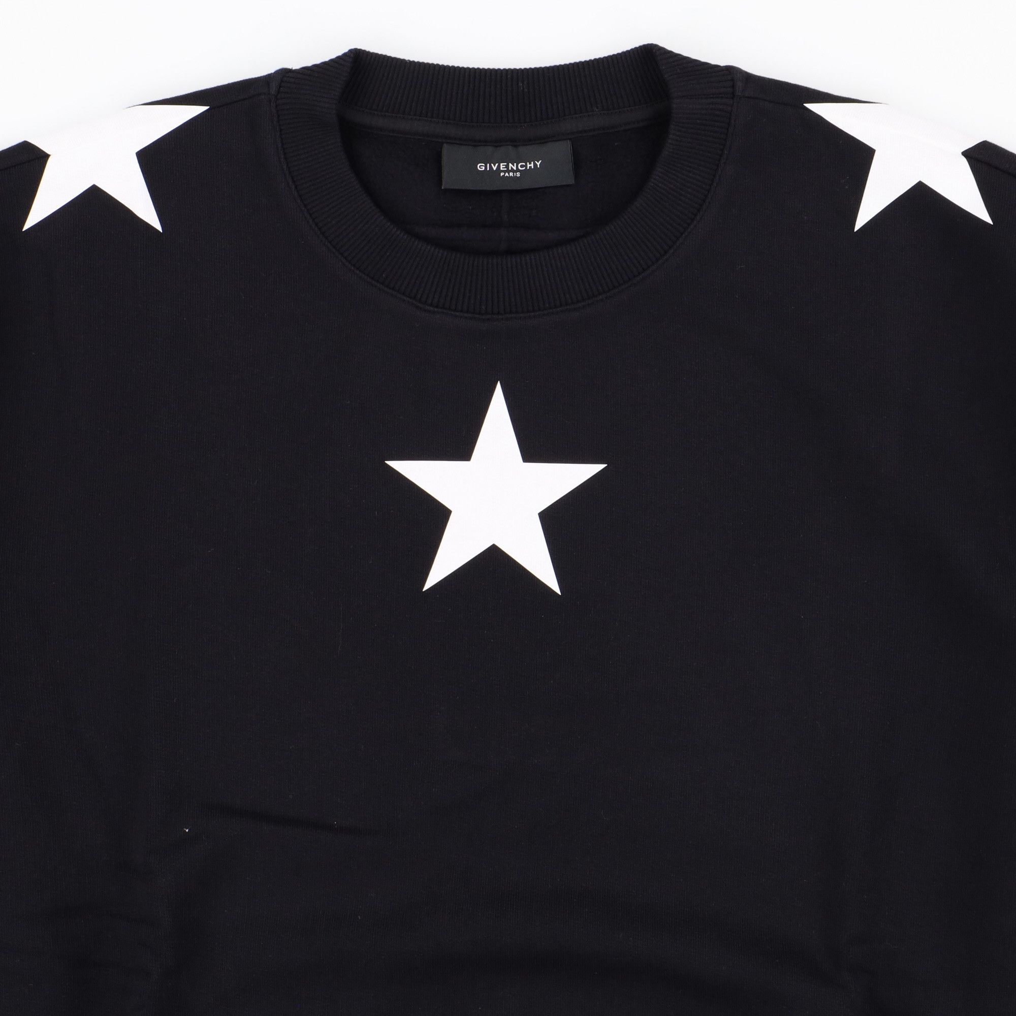 Givenchy Black Stars and Stripes Oversized Sweatshirt Size US XXS / EU 40 - 8 Thumbnail