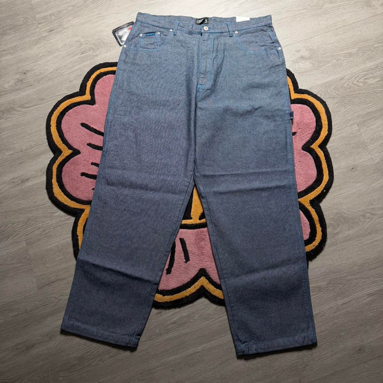 Vintage Vintage Y2K Source Authentic Loose Fit Carpenter Denim Jeans Size US 40 / EU 56 - 3 Thumbnail