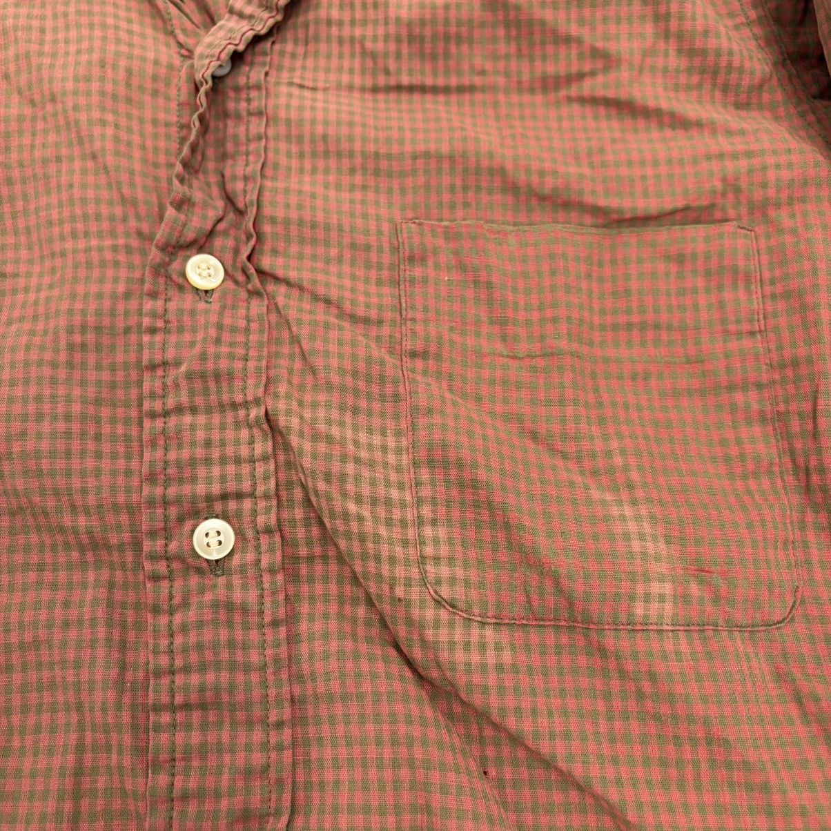 Other Vintage 60s Washington Dee Cee Red/Green Check Cotton Shirt Size US M / EU 48-50 / 2 - 2 Thumbnail