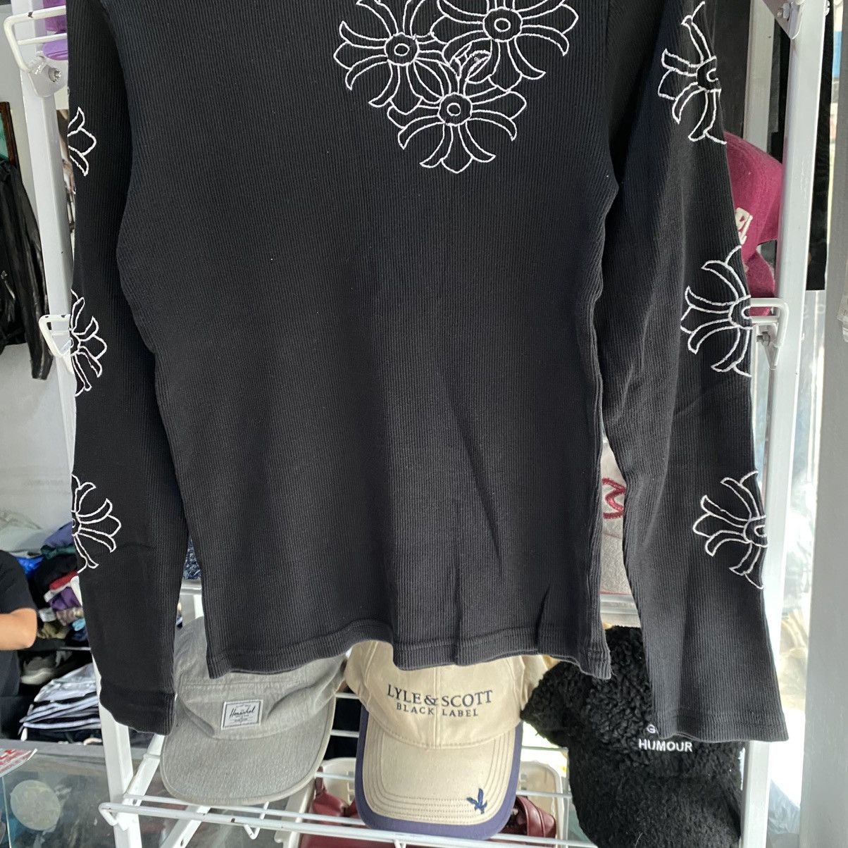 Japanese Brand Bodymaker Cross Logo Inspired Chrome Hearts Longsleeve tee Size US XS / EU 42 / 0 - 4 Thumbnail