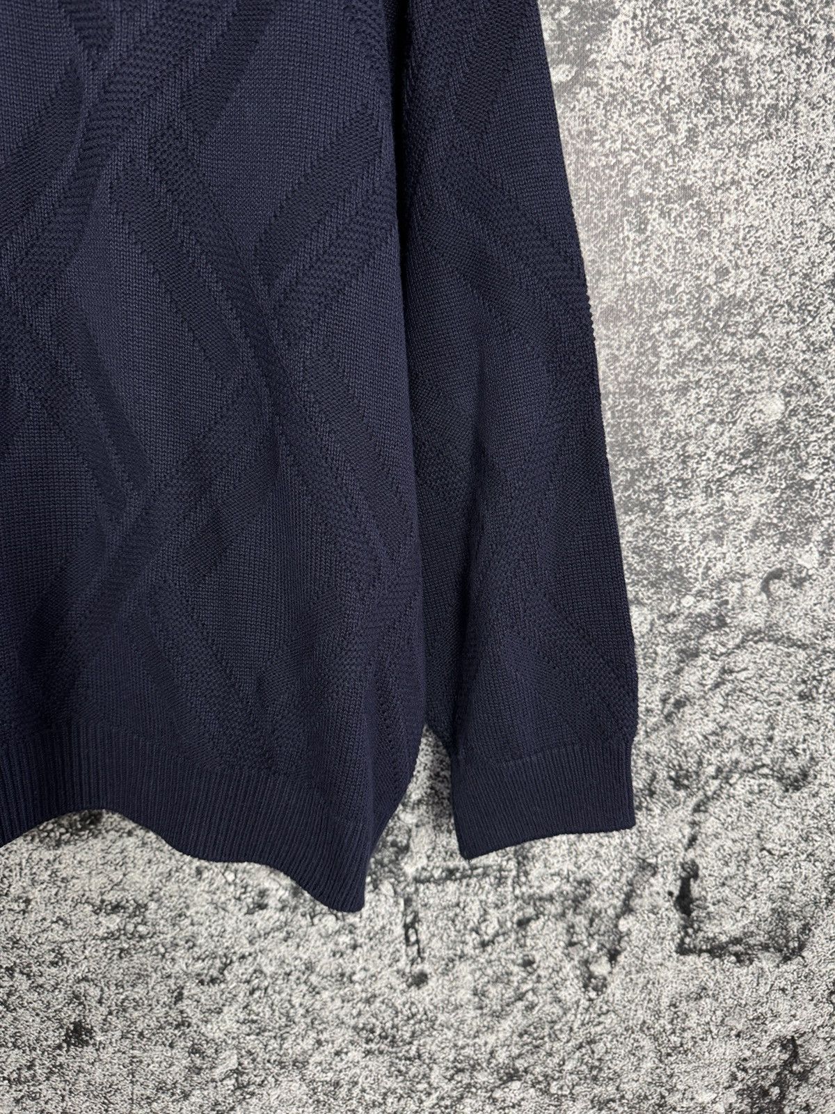 Lacoste Lacoste Vintage V-Neck Knit Sweater Pullover Blue Size 7 Size US XL / EU 56 / 4 - 13 Thumbnail