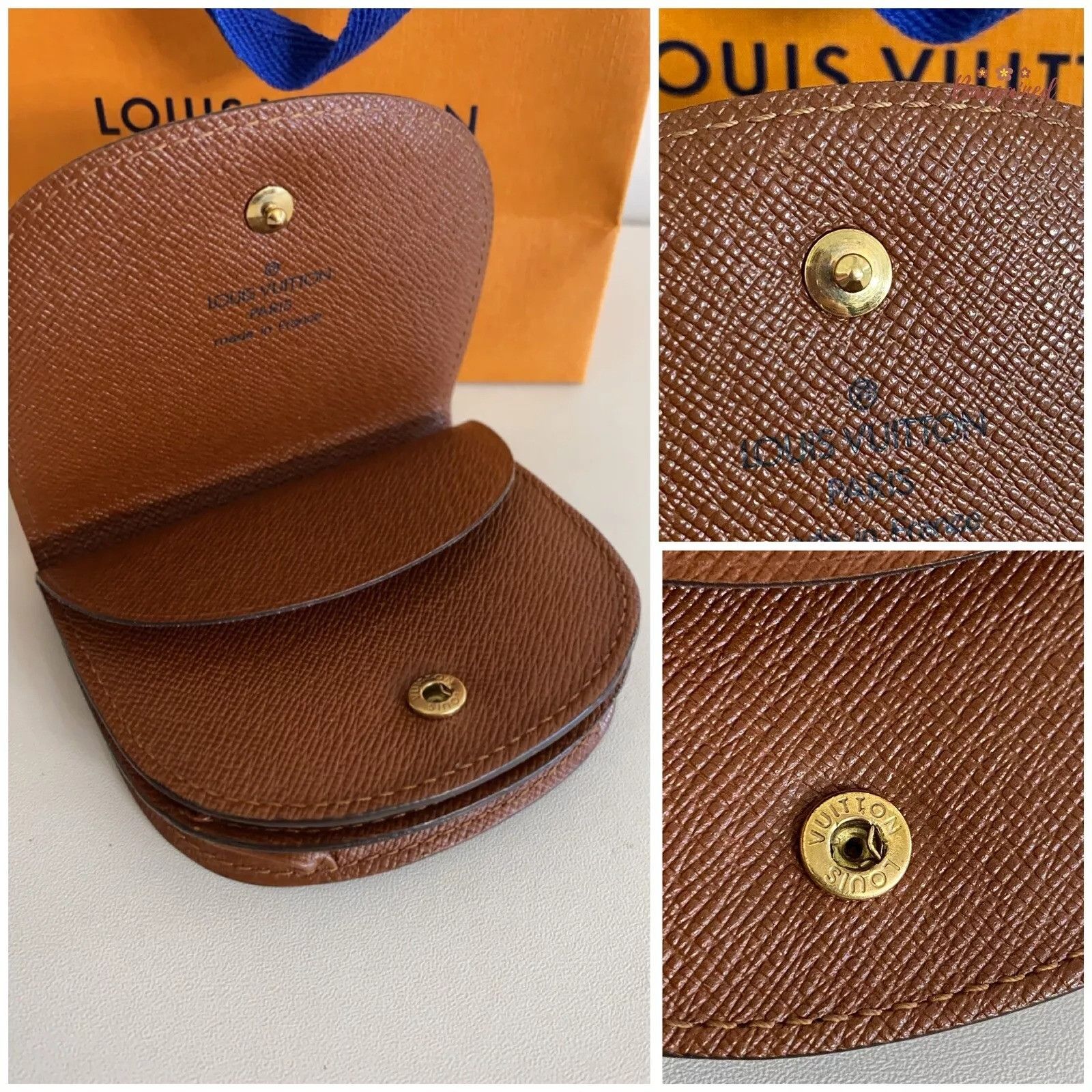 Louis Vuitton ouis Vuitton Monogram Canvas Porte Monnaie Coin Purse Wallet Size ONE SIZE - 8 Thumbnail