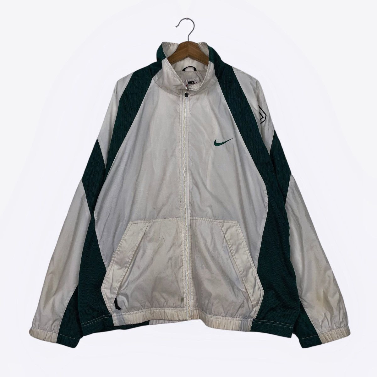 Nike Vintage Nike Swoosh Big Logo Jacket Size US XL / EU 56 / 4 - 3 Thumbnail