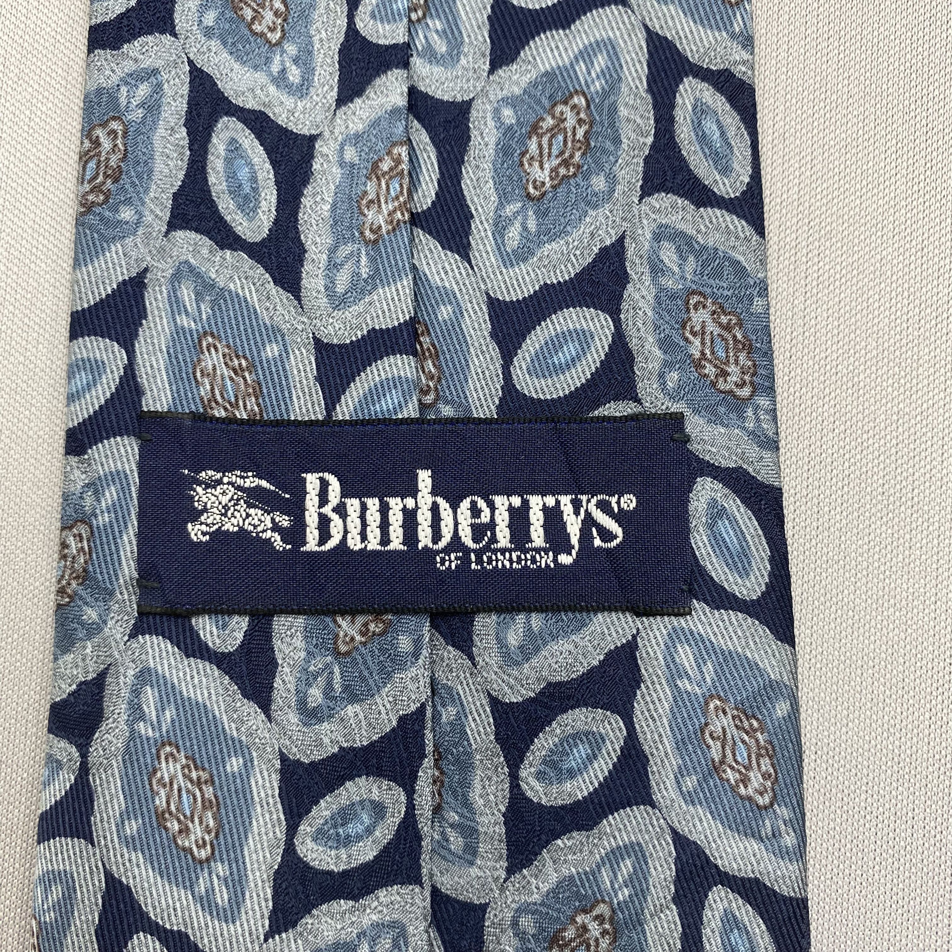 Burberry Vintage Burberry SILK Necktie Cravate Pure Silk Size ONE SIZE - 7 Thumbnail